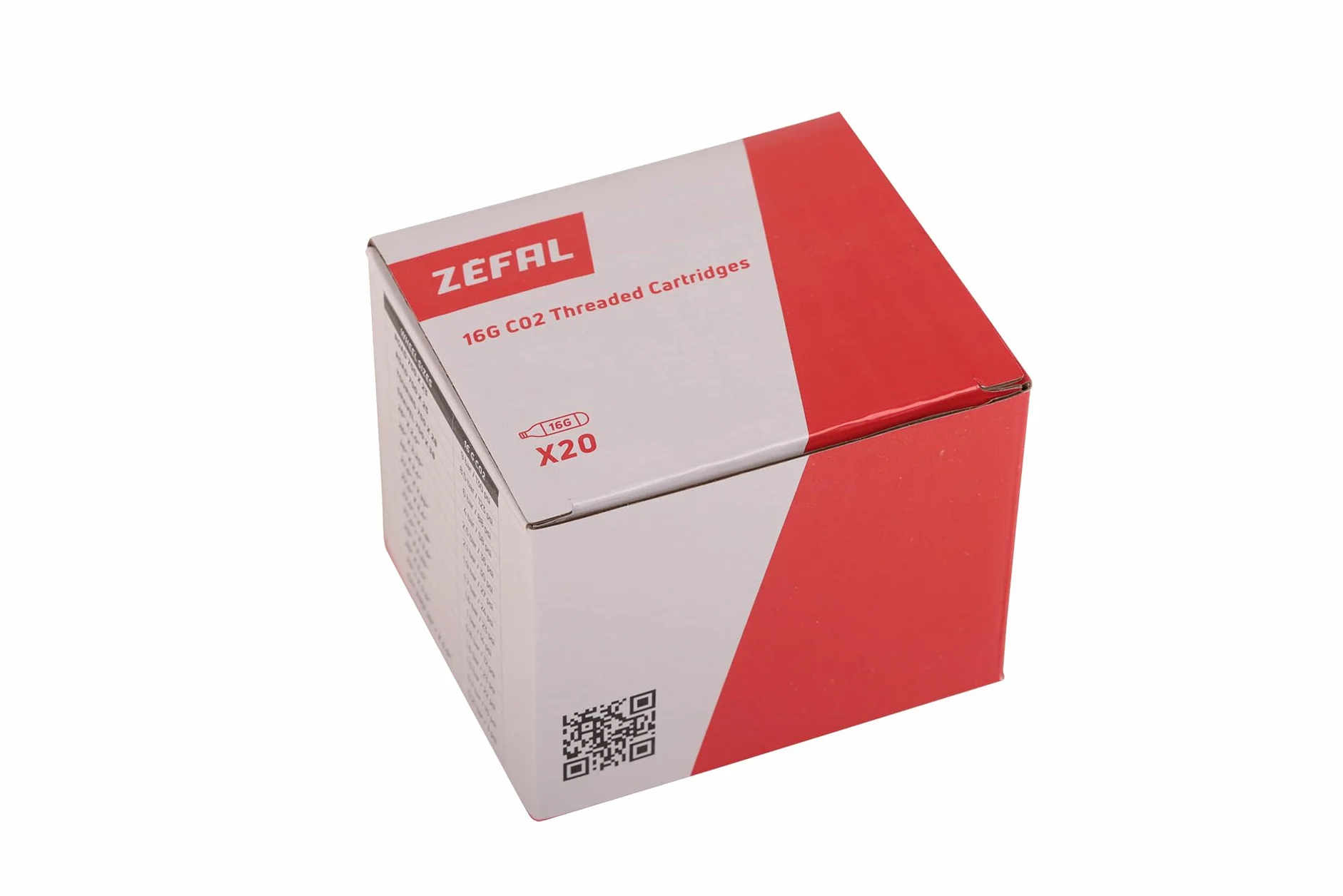 CAJA 20 UNI CARTUCHO Aire ZEFAL CO2 16 g C/ROSCA