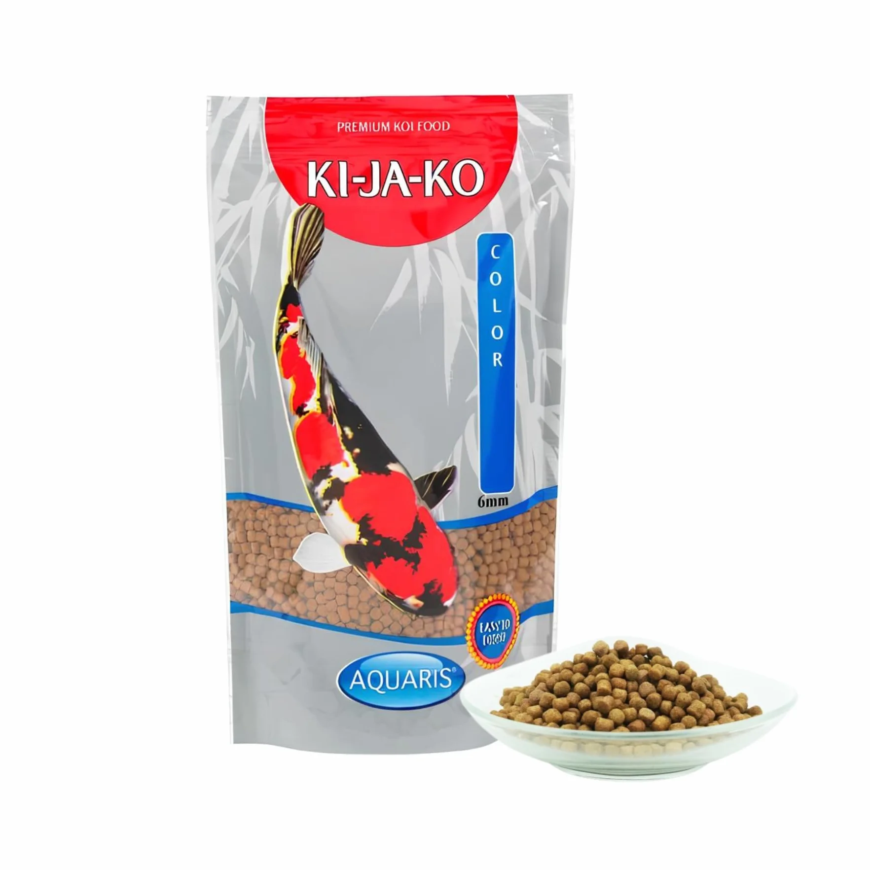 Nourriture pour carpes koï 3 kg 6 mm enrichie en astaxanthine et paprika intensifie couleur