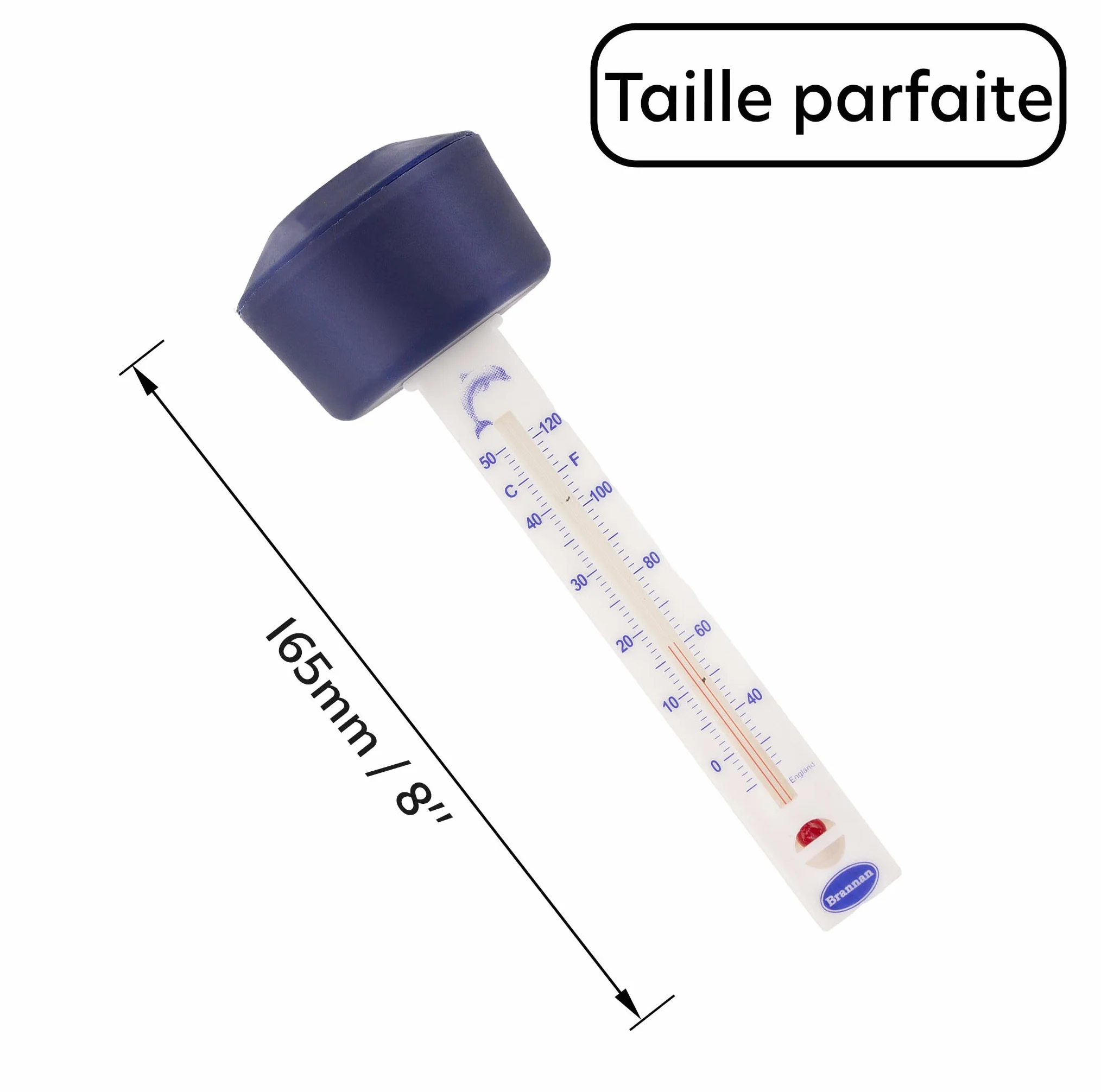 Thermomètre piscine flottant