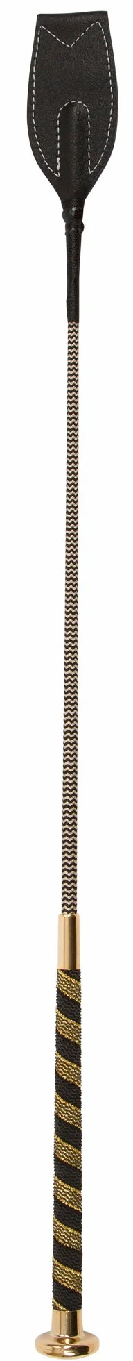 Kerbl Mixte Gerte Springgerte Kerbl Riding Crop 325997 Jumping Whip 65 nbsp cm Gold, mit gold farbenen Applikationen, 65cm EU