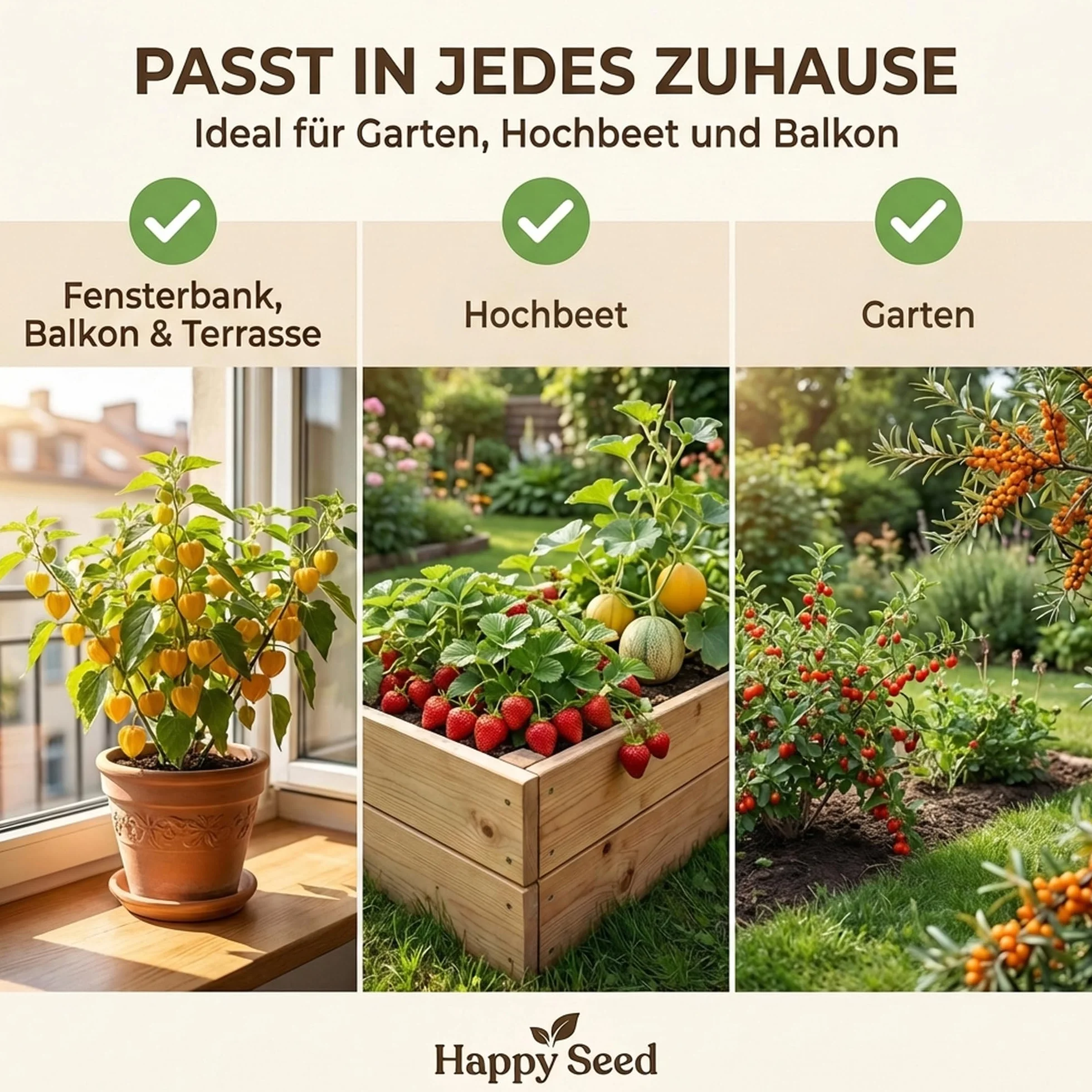 Kit de graines de fruits exotiques 6 variétés pour verger jardin balcon