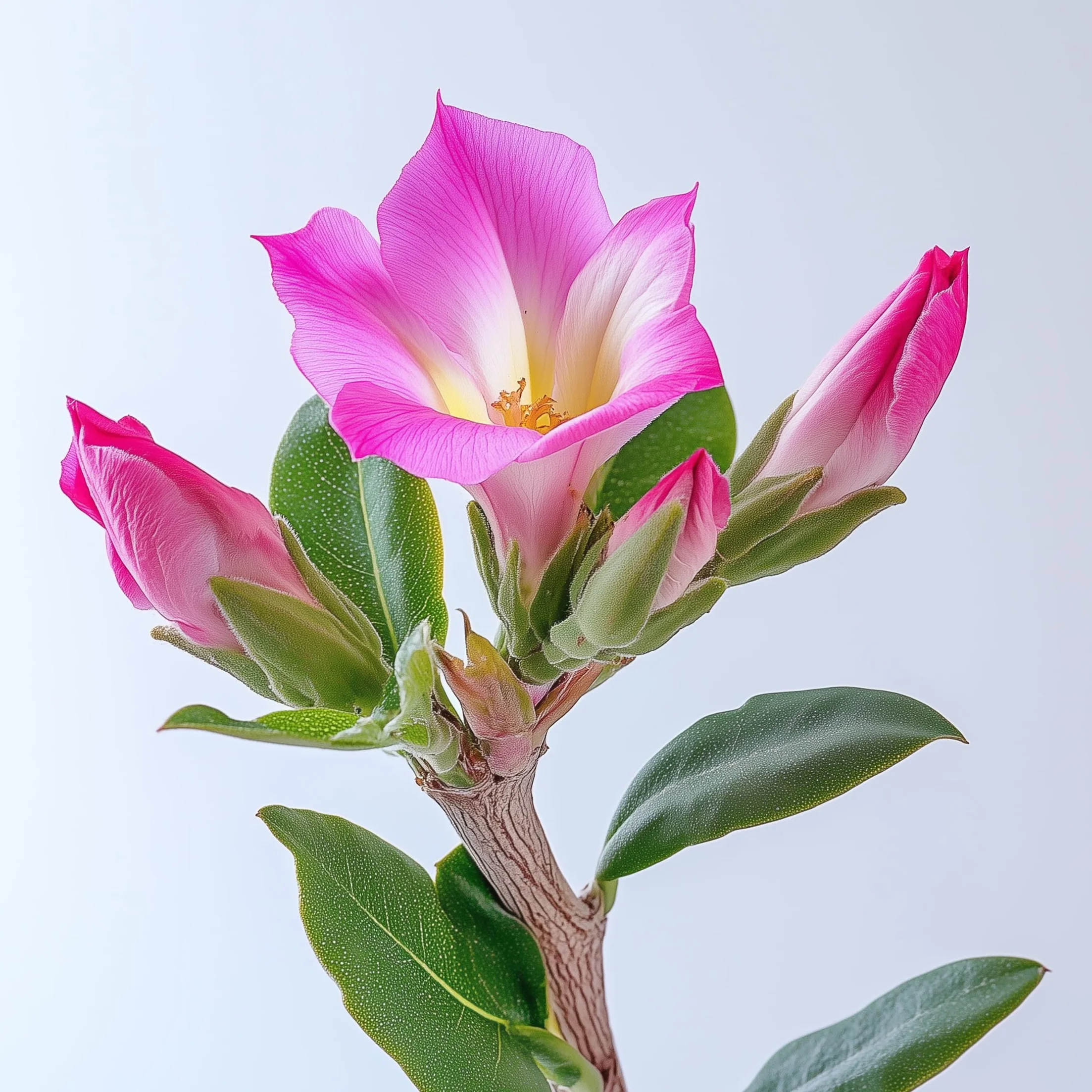 Adenium Obesum Rose du désert 25-40cm Pot 10,5cm Plante d'intérieur fleurie