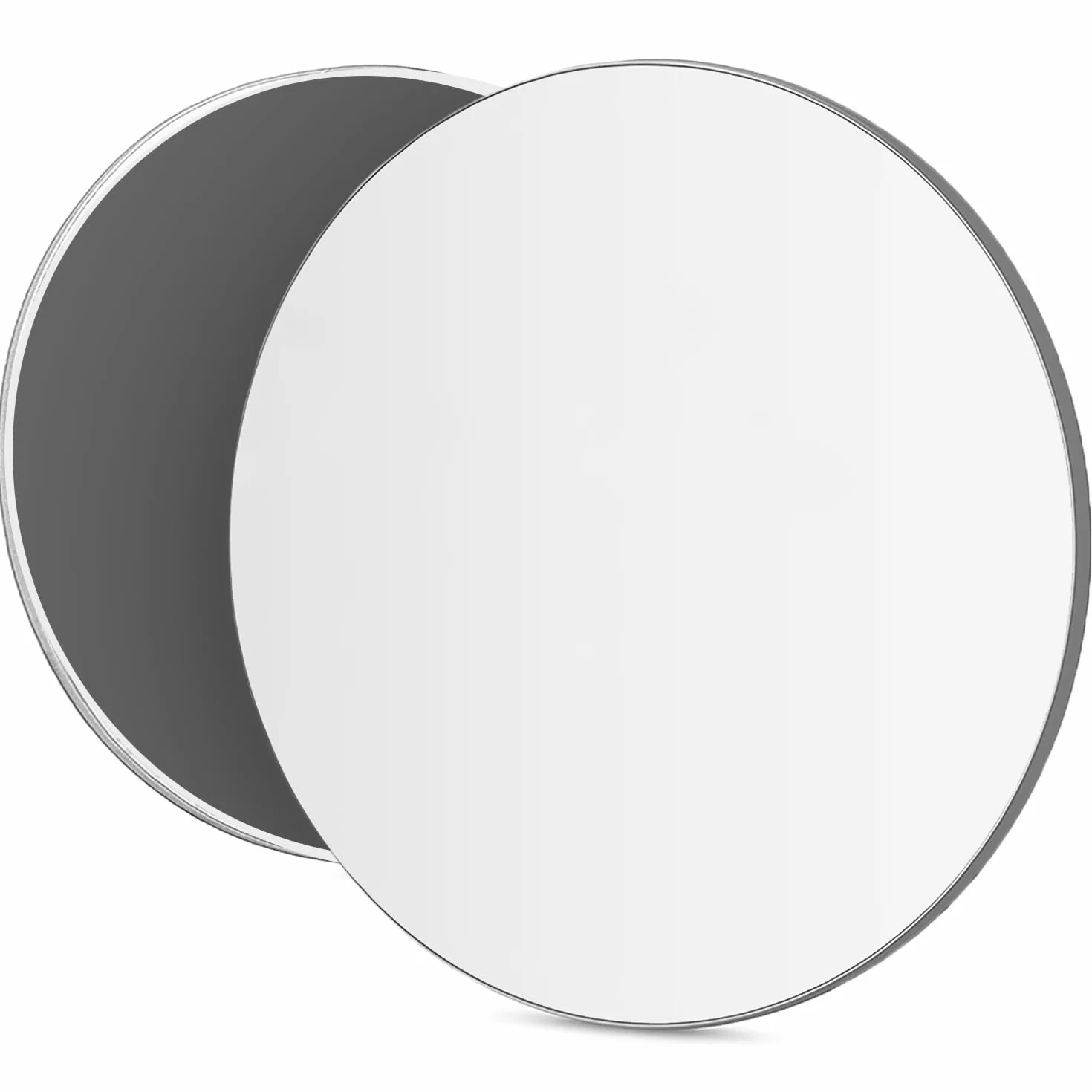 Mavoro Miroir de casier magnétique rond 17,8 cm Acrylique Incassable sans cadre Sécurité enfants