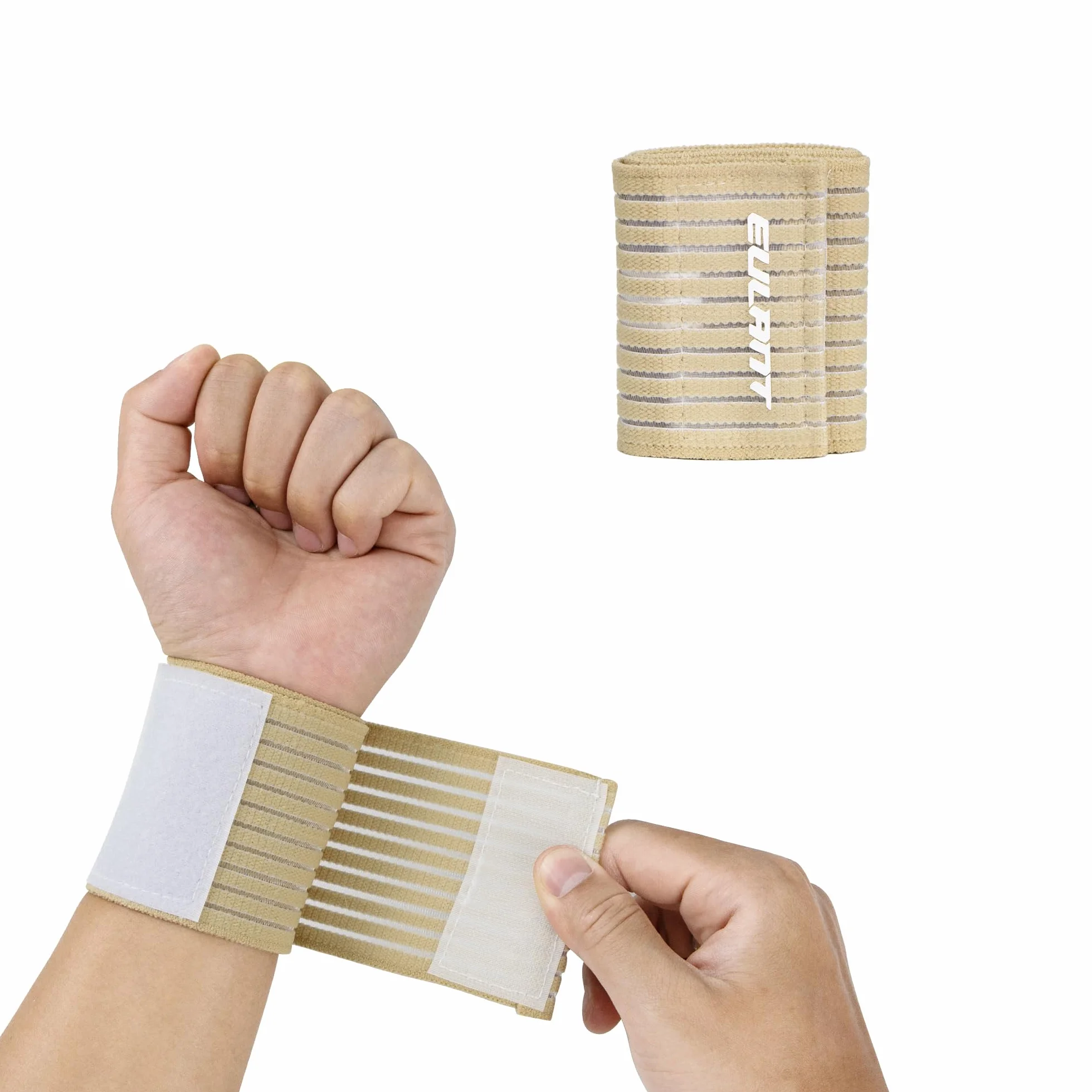 EULANT Bandage élastique de compression 40cm, Bandage réglable pour la main, Lanière pour cheville pour enfants, Bandage de soutien pour le poignet