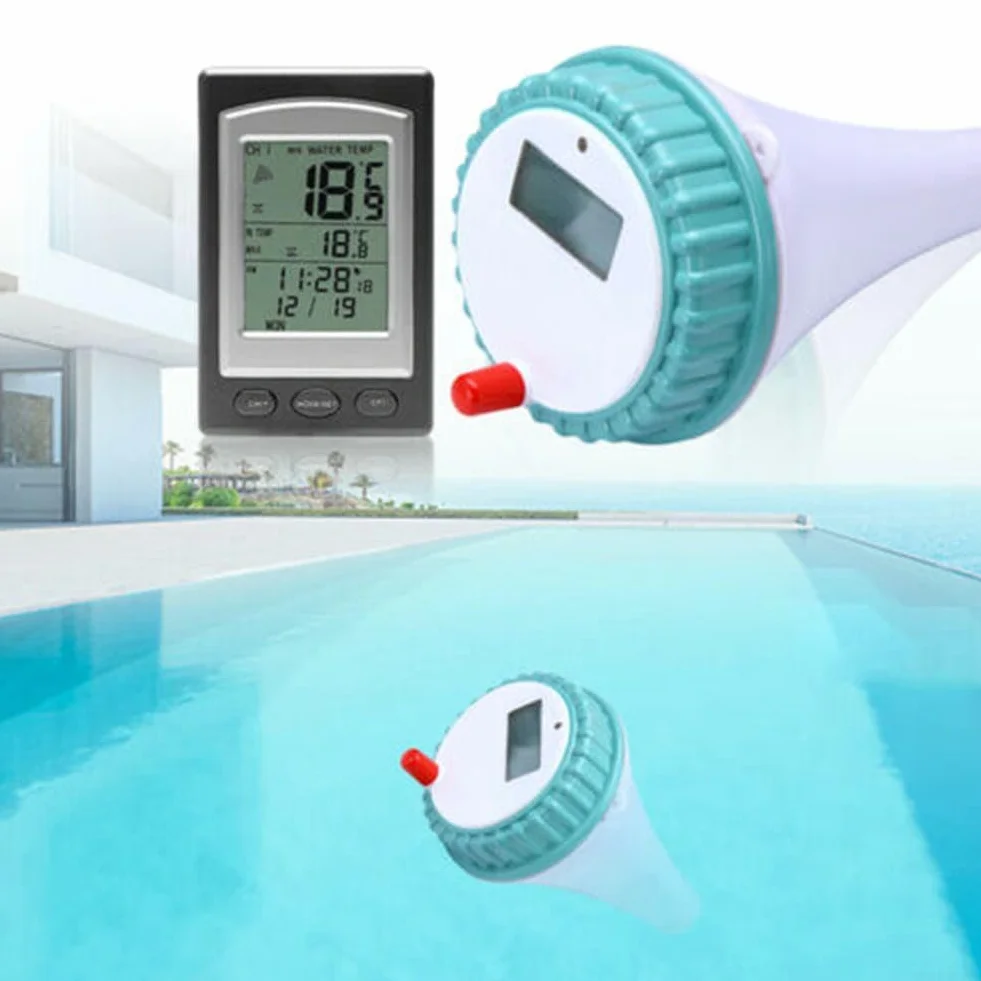 Thermomètre flottant sans fil pour piscine