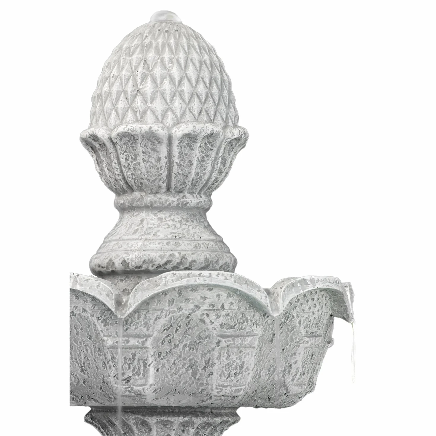 Fontaine de Jardin STILISTA modèle Athene Aspect Pierre 50 x 48 x 85 cm avec Pompe