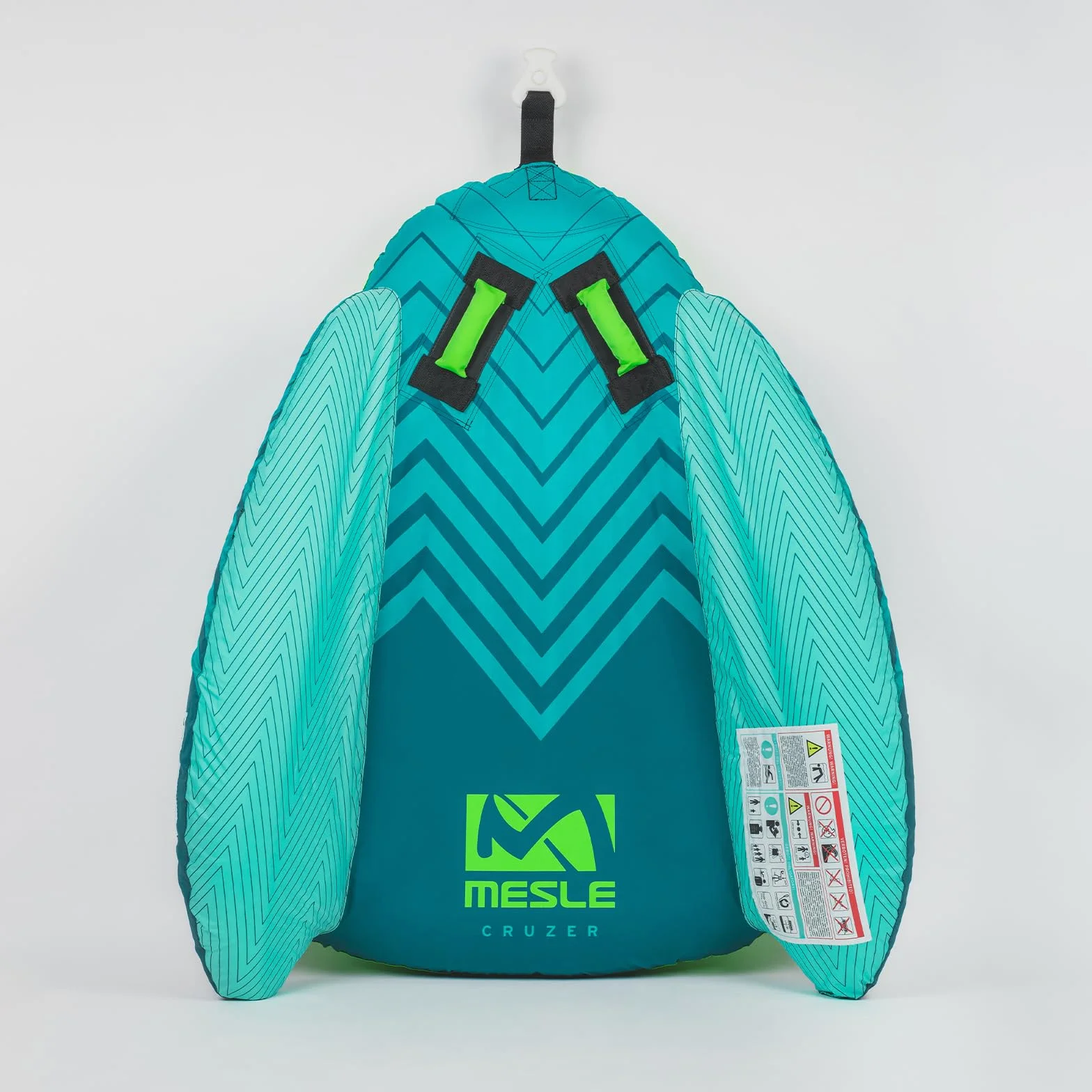 Mesle Pack Bouée Tractée Cruzer avec Corde, 1 Personne, Gonflable Bouée Bateau Nautique