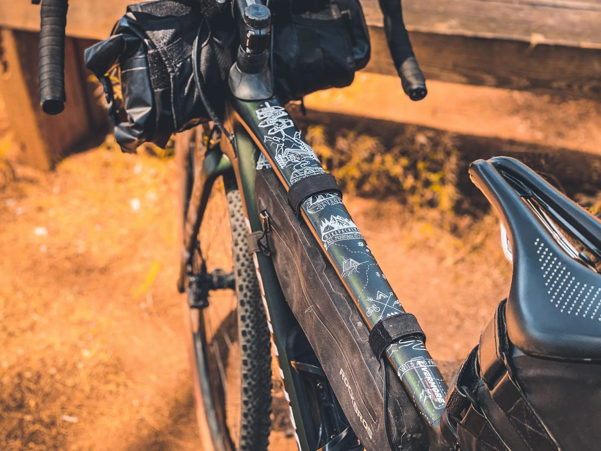 All Mountain Style AMS Frame Guard Gravel/Road - Protects Your Bike from Scratches and Dings