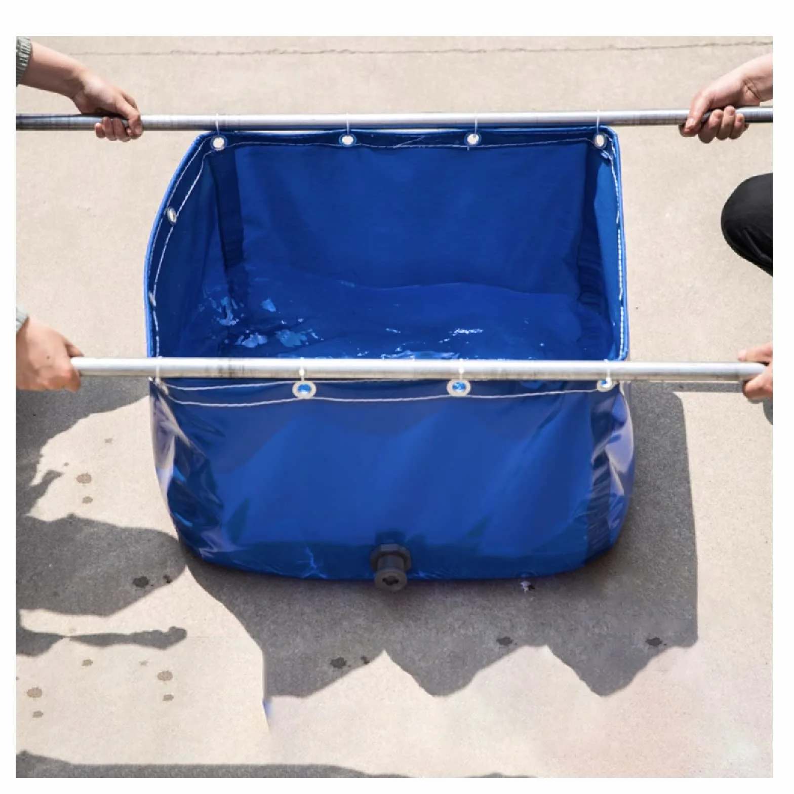 Revêtement d'étang de pisciculture imperméable en toile, réservoir de stockage d'eau pour poissons