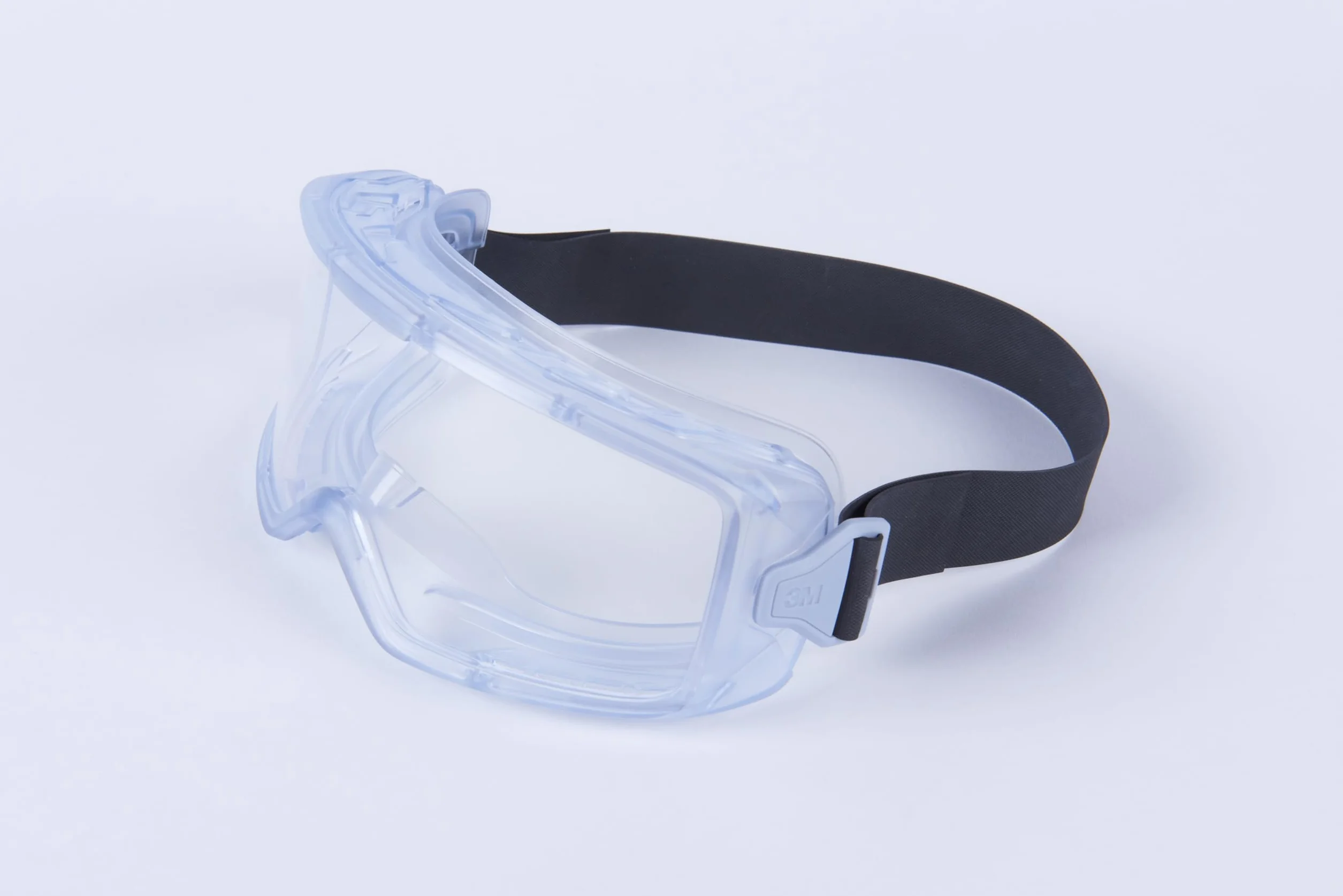 Lunettes-masques de protection 3M GoggleGear série 3000, joint PVC, optique en acétate incolore AF, sangle néoprène, GG3201-AAF EU
