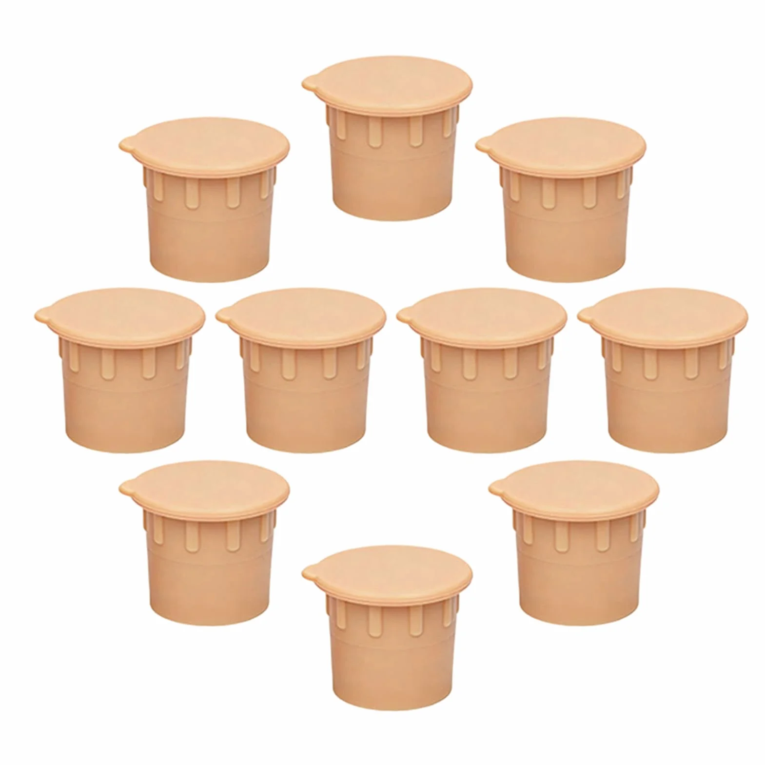 Générique Bouchons pour barrière de Piscine 10 pièces protège-Sol Capuchons de Protection pour Trous