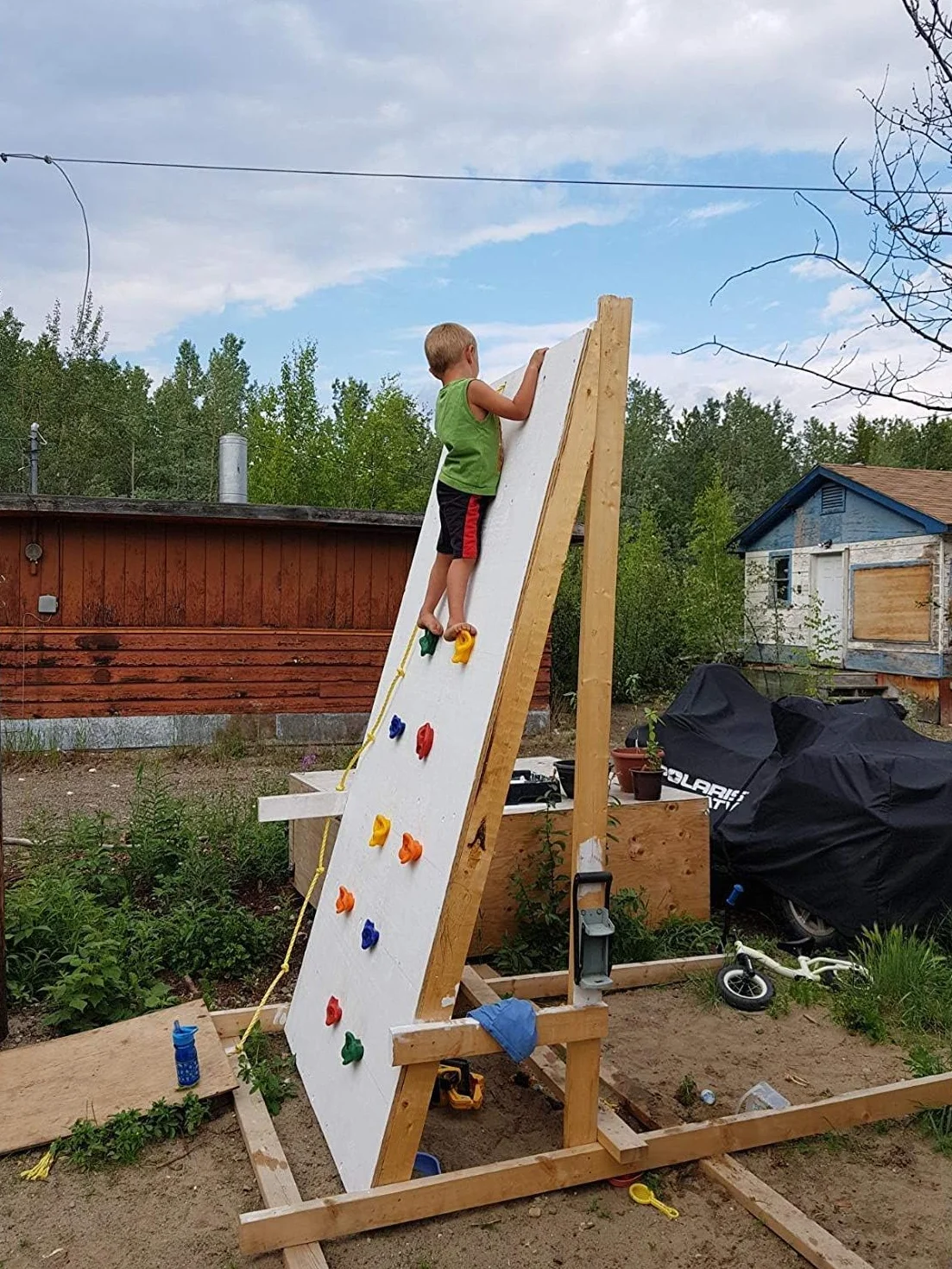 KINSPORY Prises d'escalade pour Enfant，Poignées d'escalade pour Mur d'escalade, Set de poignées de Bloc d'escalade pour, Mur Escalade Enfant Intérieur et Extérieur …