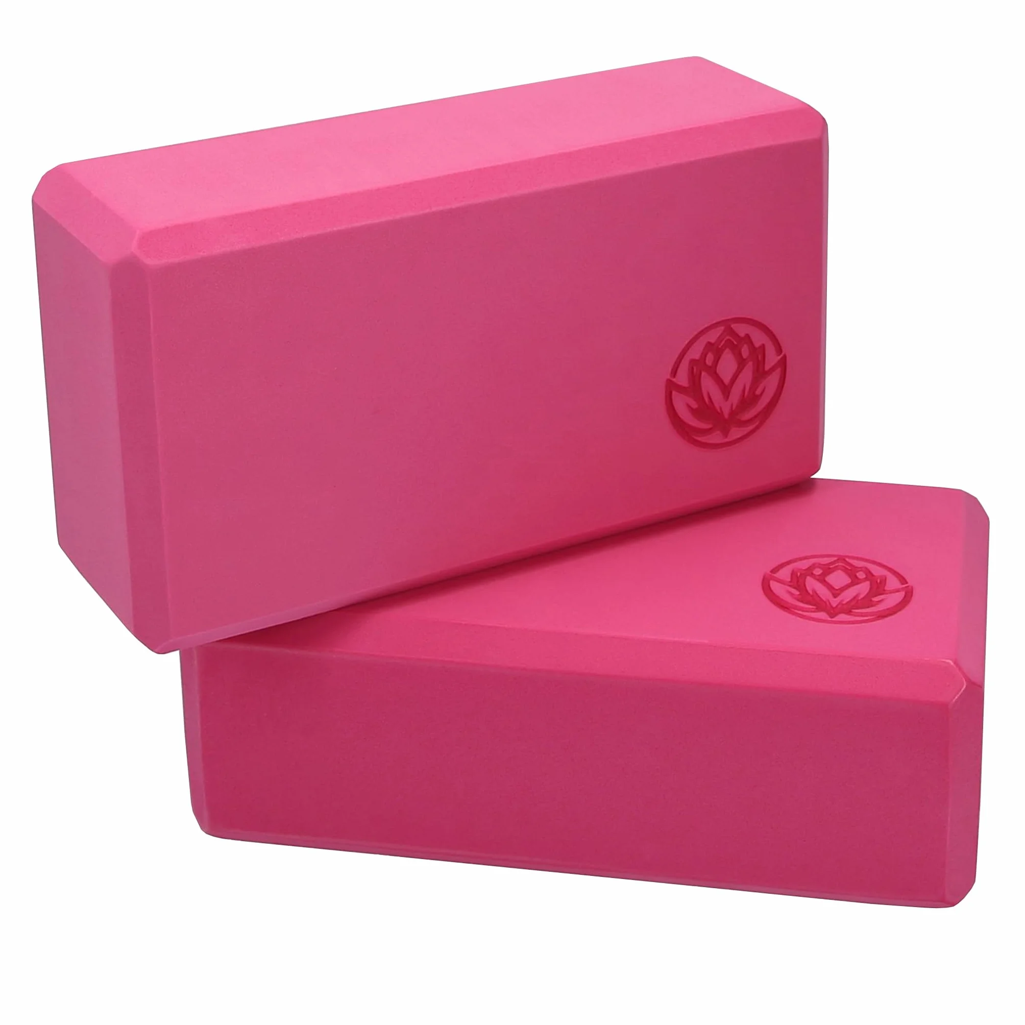 VonBueren Lot de 2 Briques Yoga | Blocs en EVA | 22 x 12 x 7,5 cm | Accessoire de yoga pour femmes et hommes | Blocs pour Pilates