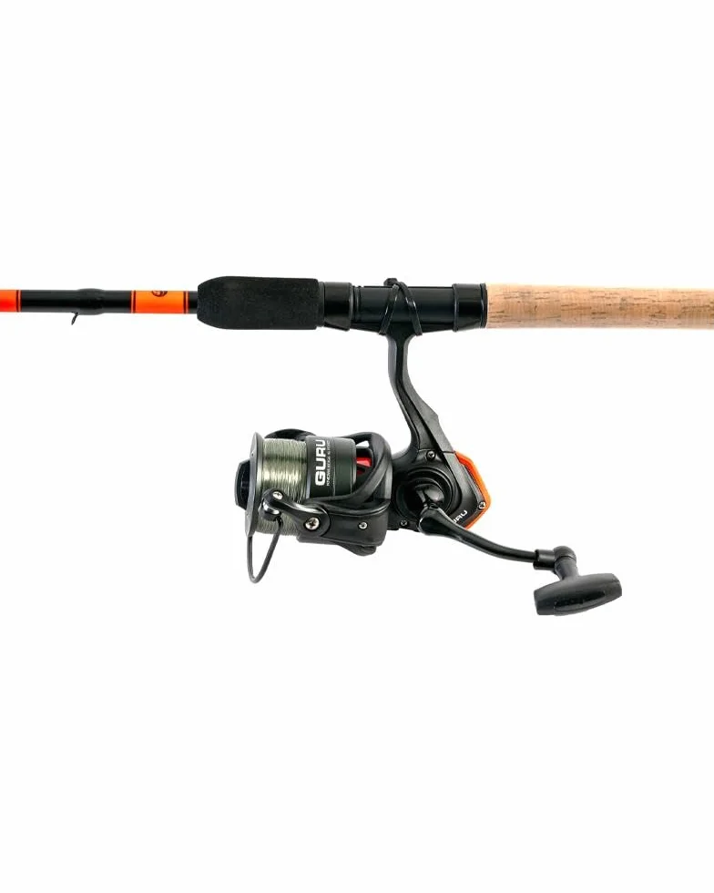 Guru GRD272 Kit de pêche canne à pêche 3 m moulinet 4000 lancement 1-40 g pointe carquois 42,5 g ligne 2,7 kg 2 bas de ligne