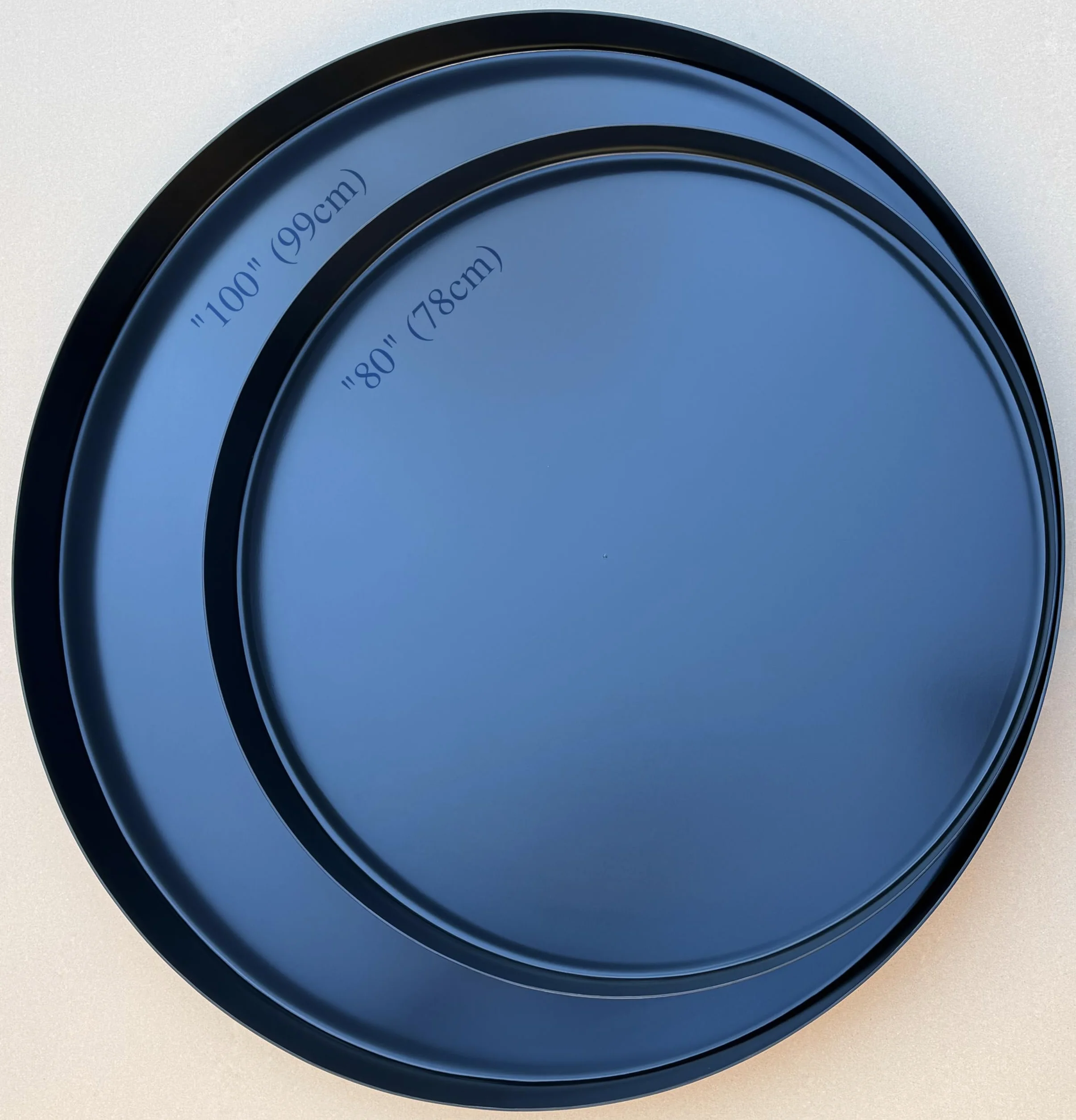 Bassin de Jardin Rond 80, Miroir d'Eau Décoratif pour Terrasse et Pelouse