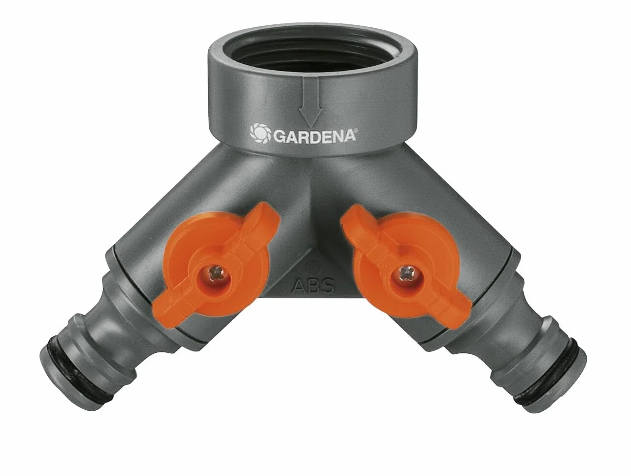 Gardena Vanne à 2 voies Distributeur d'eau G 3/4 Pouce 26,5 mm réglable 938-20