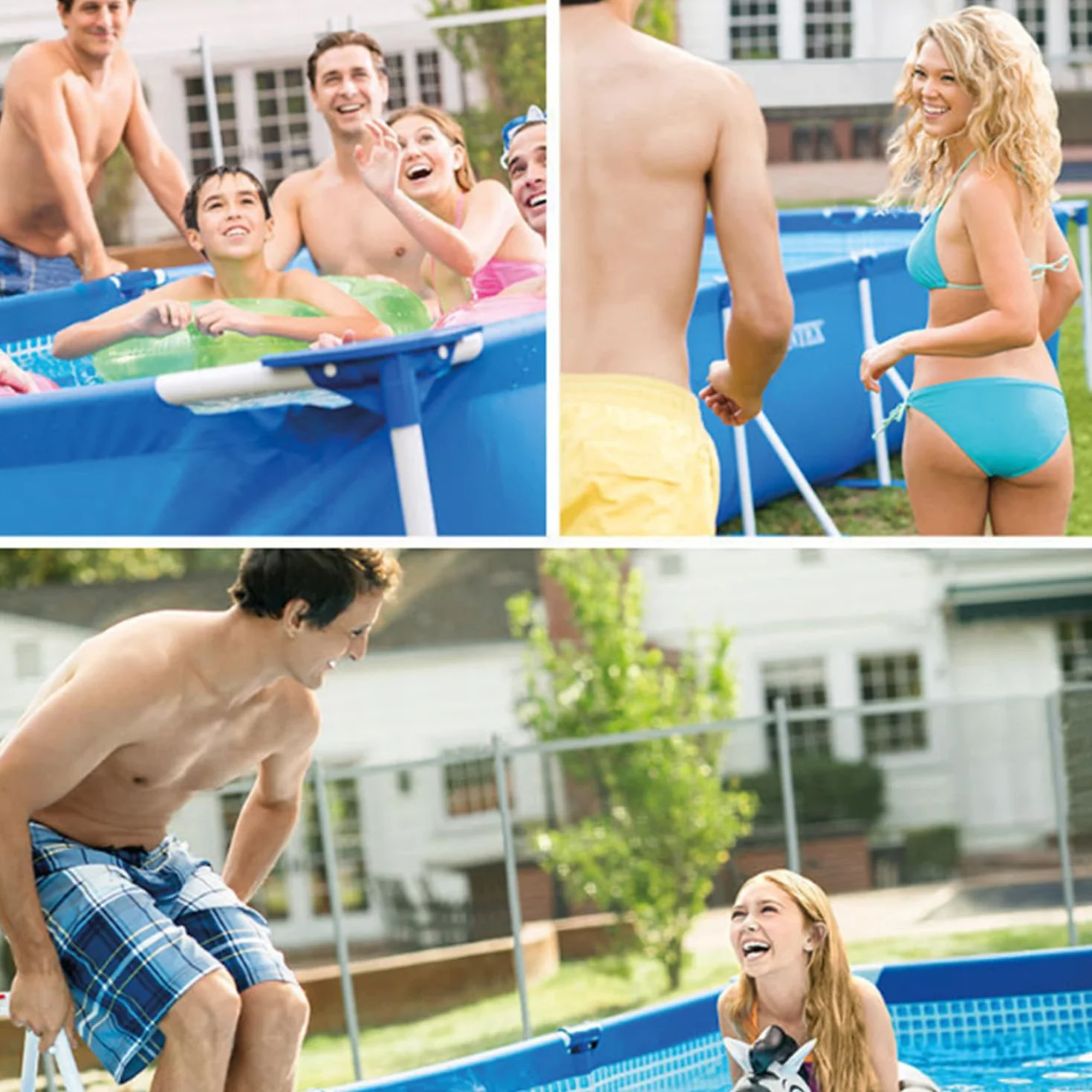 Goupilles de Joint de Piscine en Plastique 7 cm pour Intex, Pièces de Rechange pour Piscine Rondes