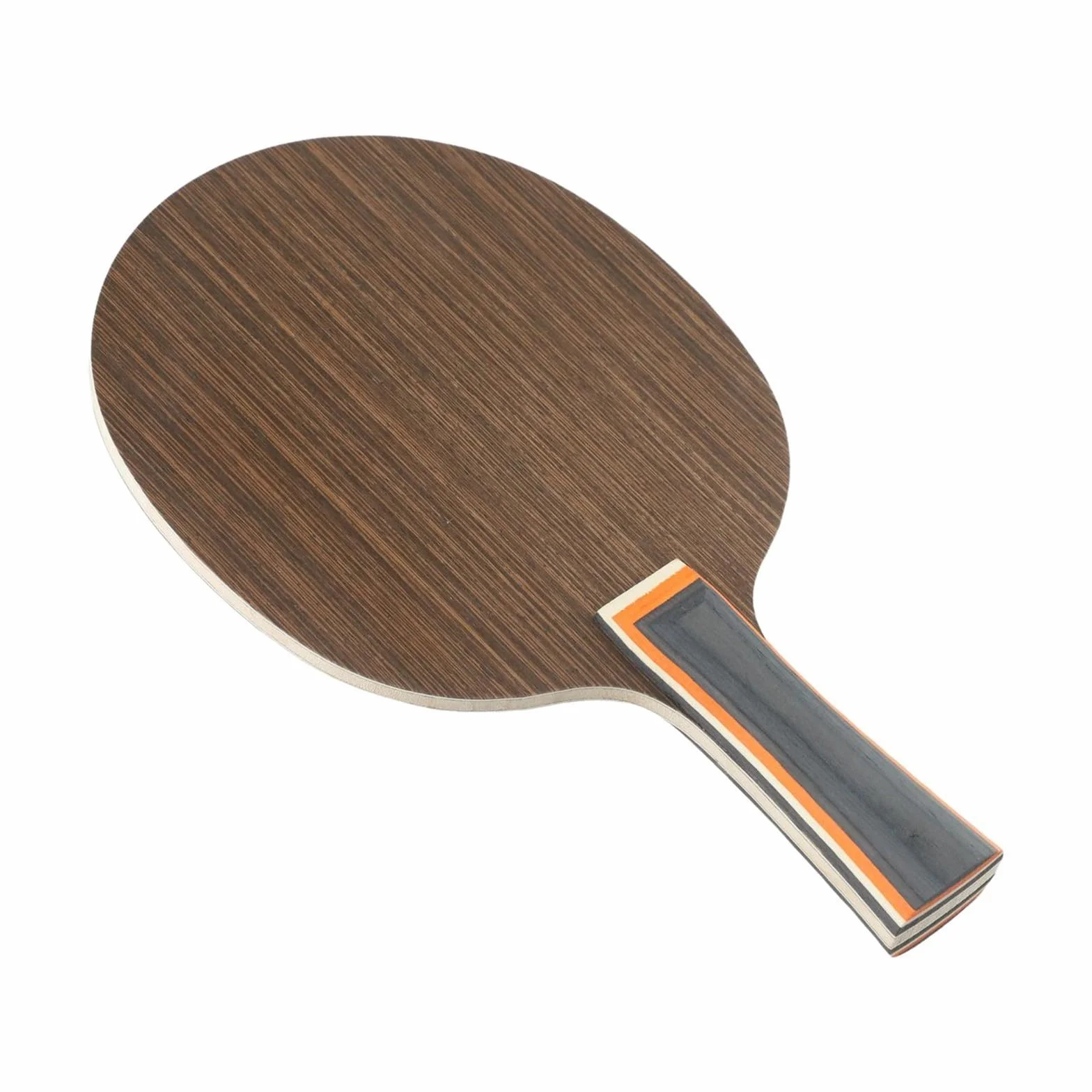 Plaque inférieure de raquette de tennis de table avec stratifié 5 plis pour manche long pour lame de ping-pong en ébène et couches de bois dur Dalbergia