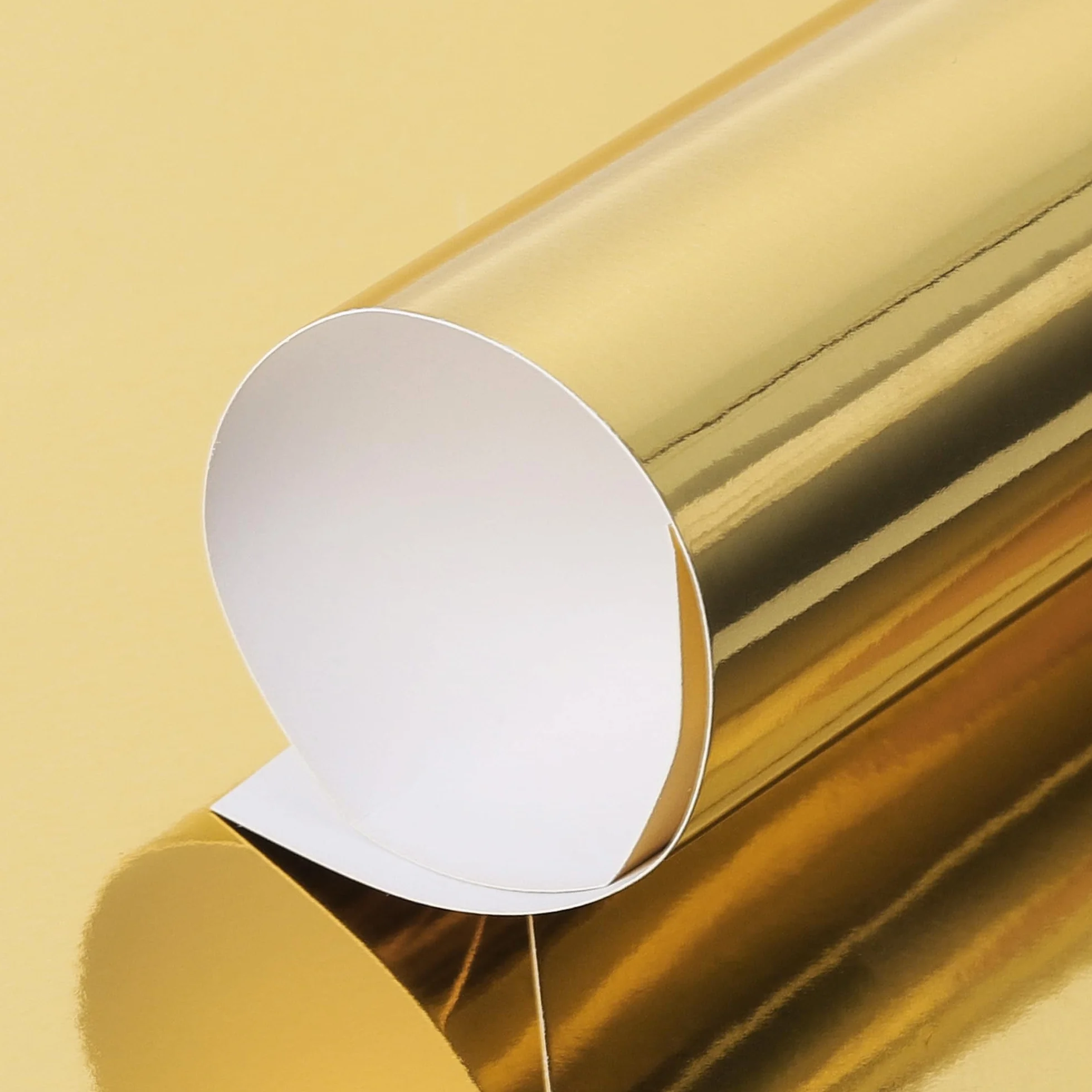 Papier cartonné miroir doré A4 250 g/m² 25 feuilles métallisé pour artisanat