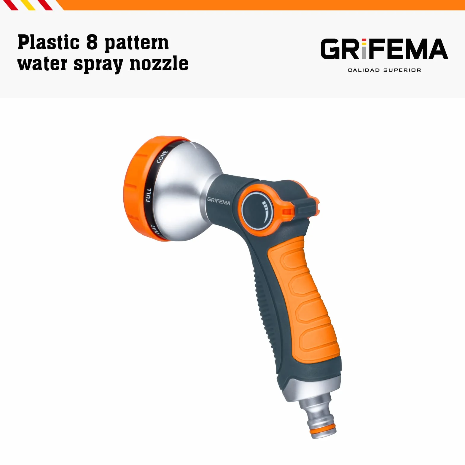 Pistolet arrosage jardin 8 modèles réglables, pulvérisateur multifonctionnel lavage voiture nettoyage cour
