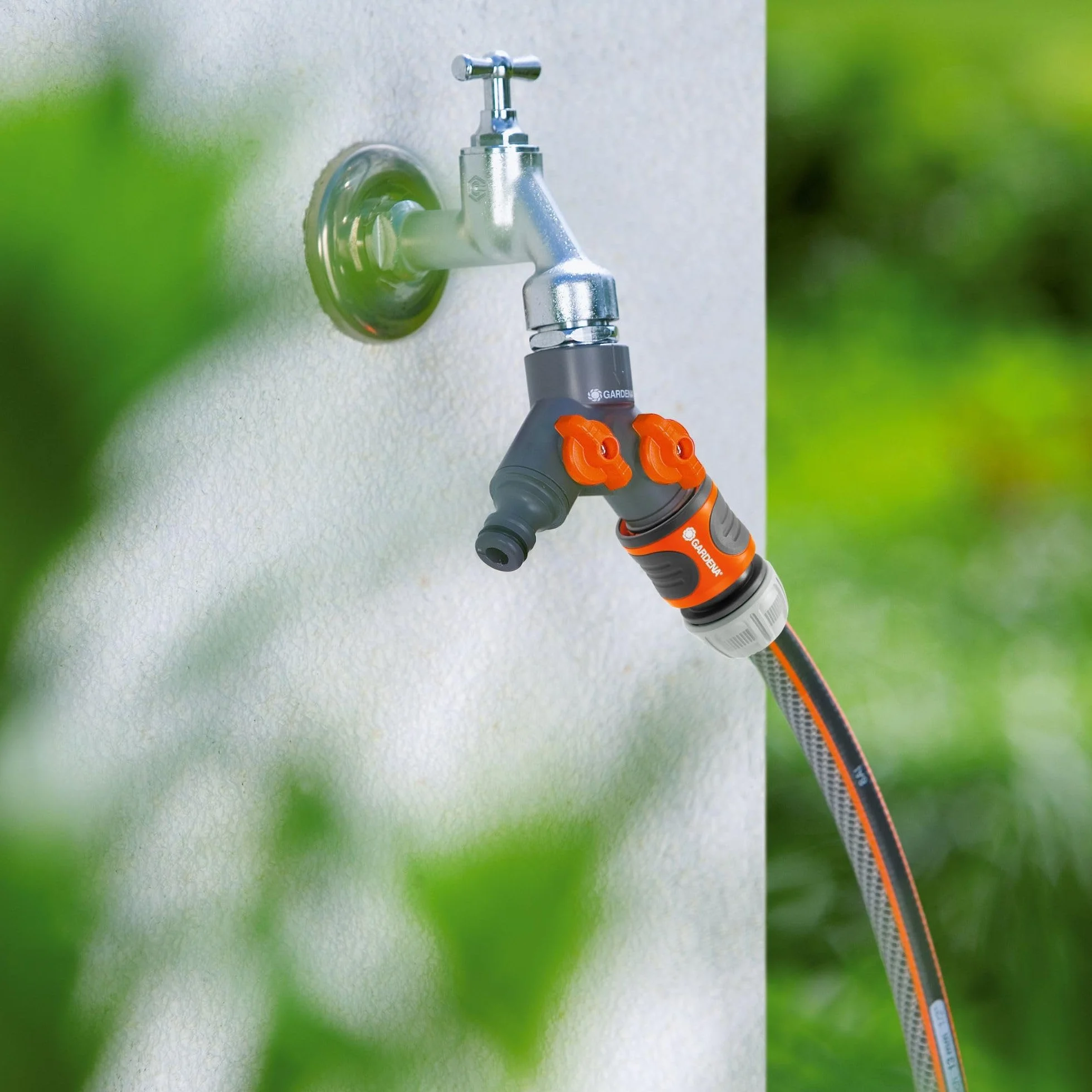 Gardena Vanne à 2 voies Distributeur d'eau G 3/4 Pouce 26,5 mm réglable 938-20