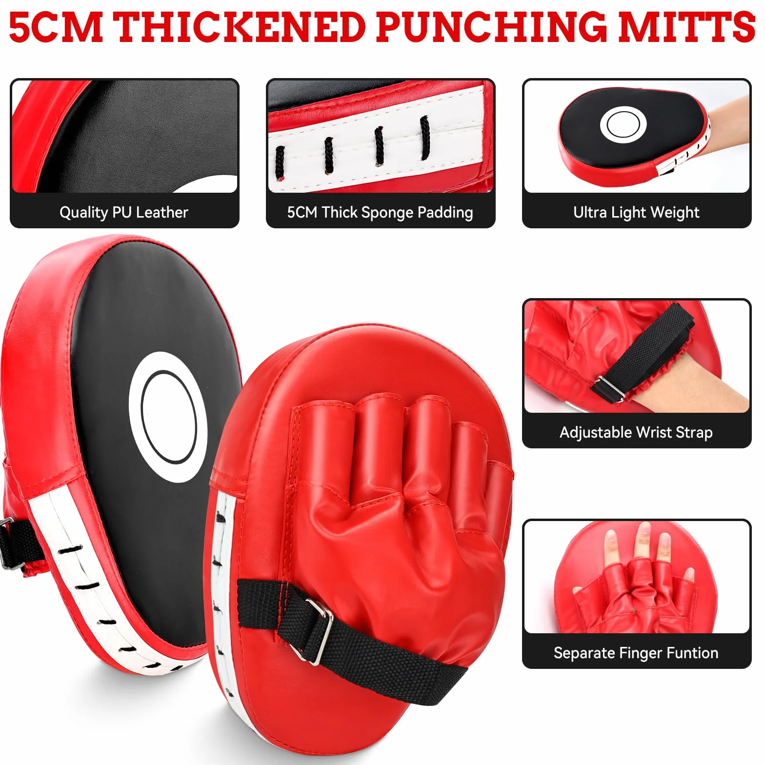 NZQXJXZ Ensemble de Kick Pads pour Enfants et Adolescents – Kick Pad Taekwondo, Patte d’ours Courbée & Double Paddle de Coup de Pied, Accessoire d’Arts Martiaux Sûr pour Boxe,Coups de Poing et de Pied