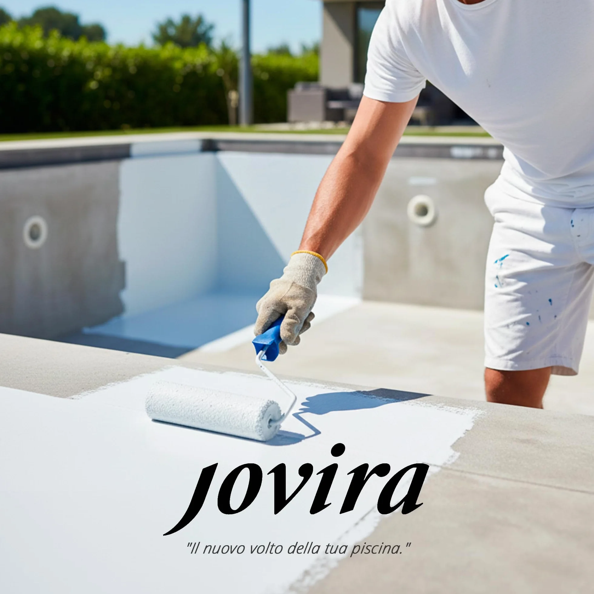 JOVIRA PINTURAS Peinture Bords Piscine Antidérapant 11 kg Blanc