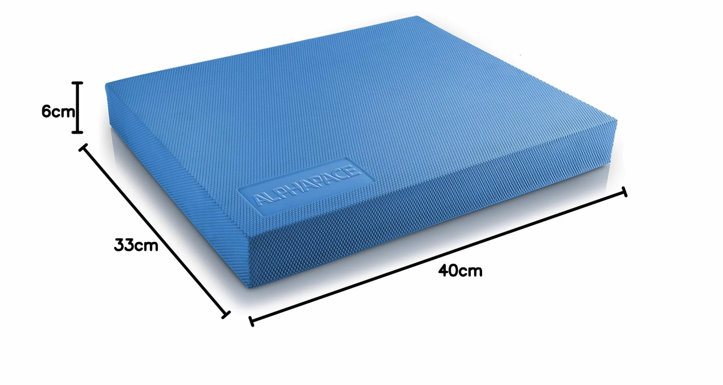 ALPHAPACE Balance Pad L ou XXL + Poster d'exercices Gratuit - Tapis d'équilibre innovant pour Un entraînement Optimal - Amélioration de l'équilibre, de la Coordination, et renforcement Musculaire