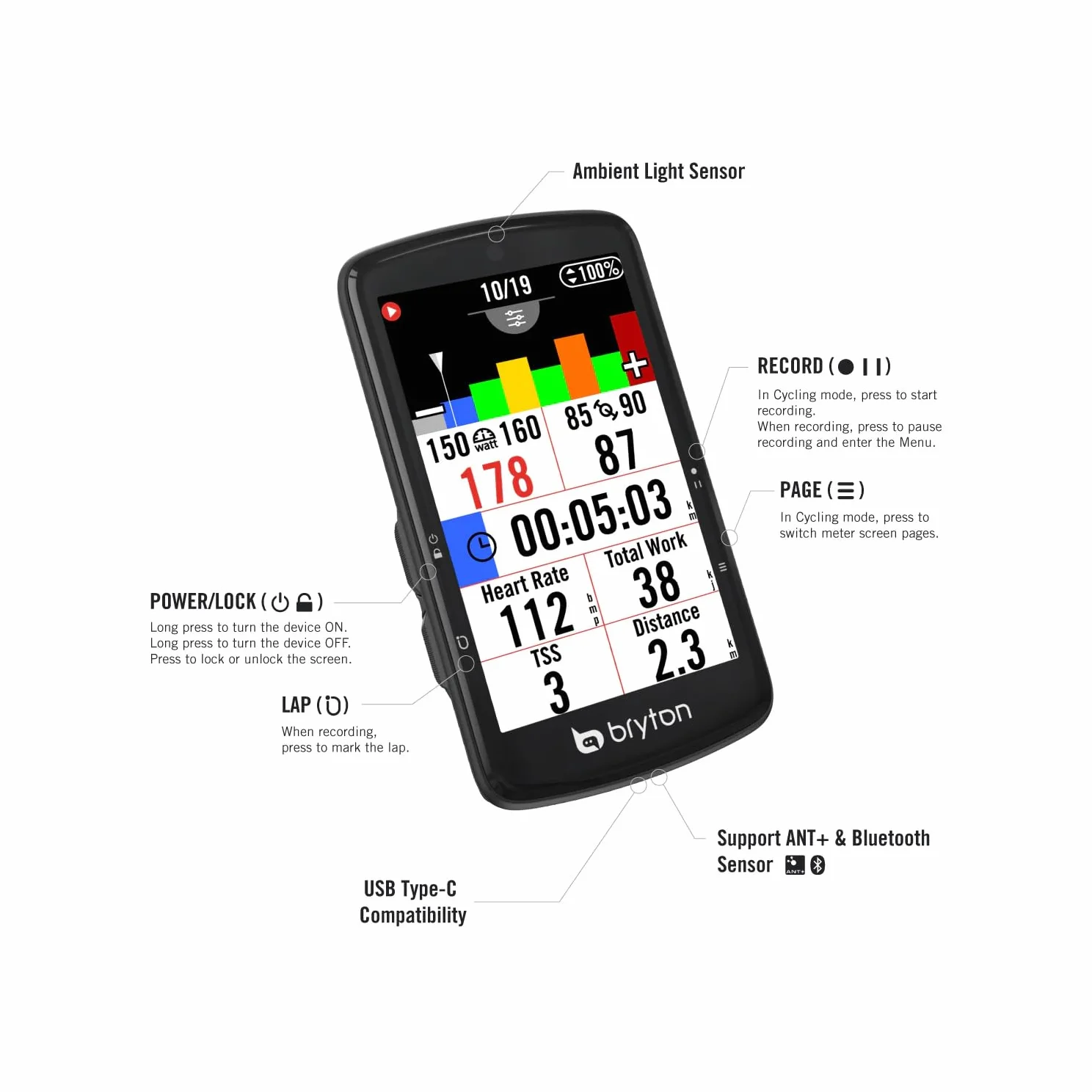 GPS Bryton Rider S810 T