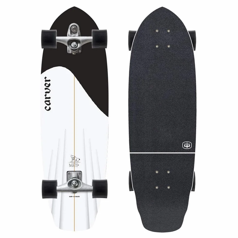 Carver Surfskate - C7 32.5'' Black Tip - Couleur Noir