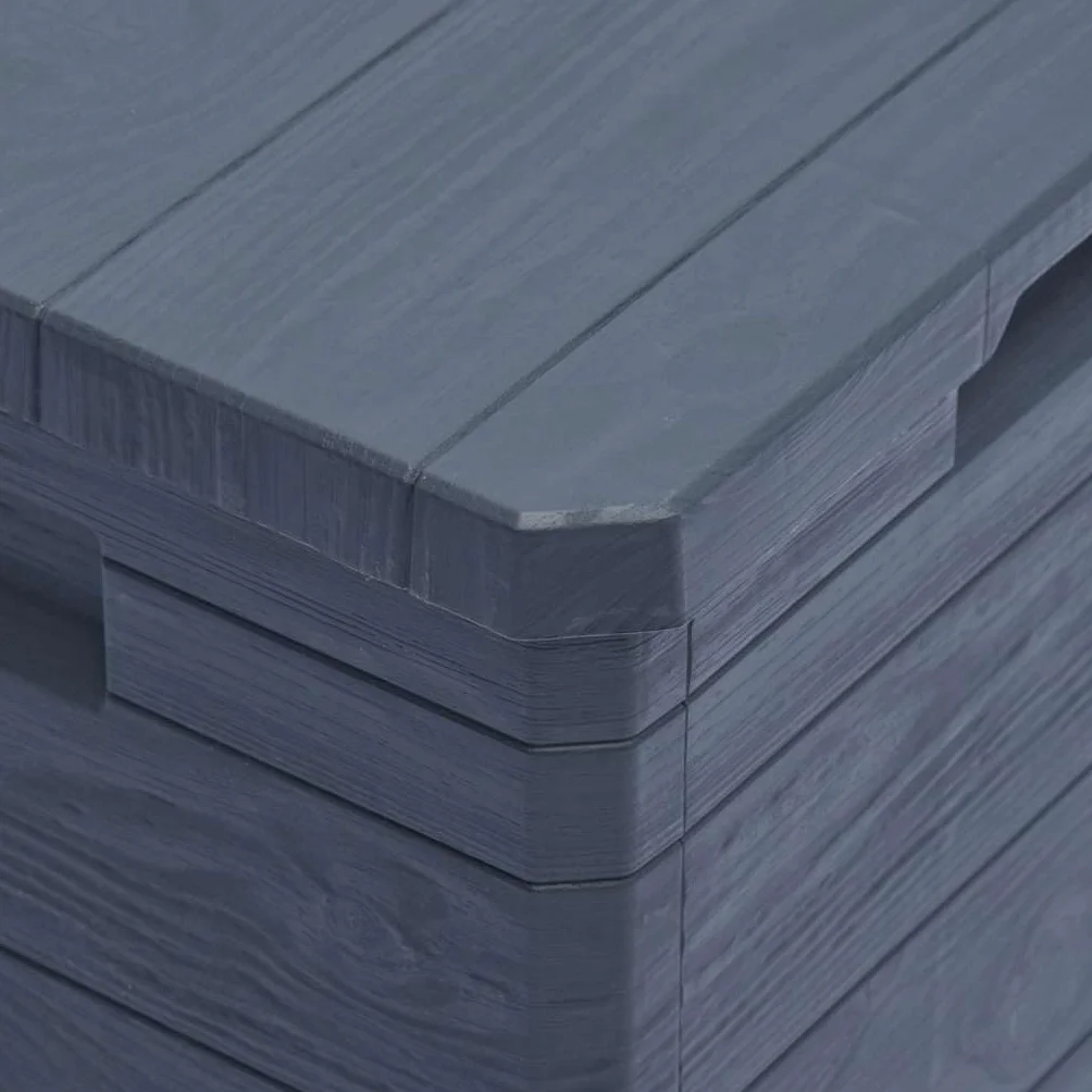 vidaXL Boîte de Rangement Jardin Coffre Stockage Extérieur Anthracite