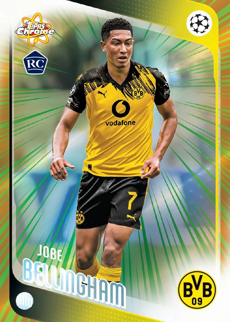 Topps Chrome® UEFA Club Competitions 2025-26 - Value Box (contient 7 paquets par boîte, 4 cartes par paquet)