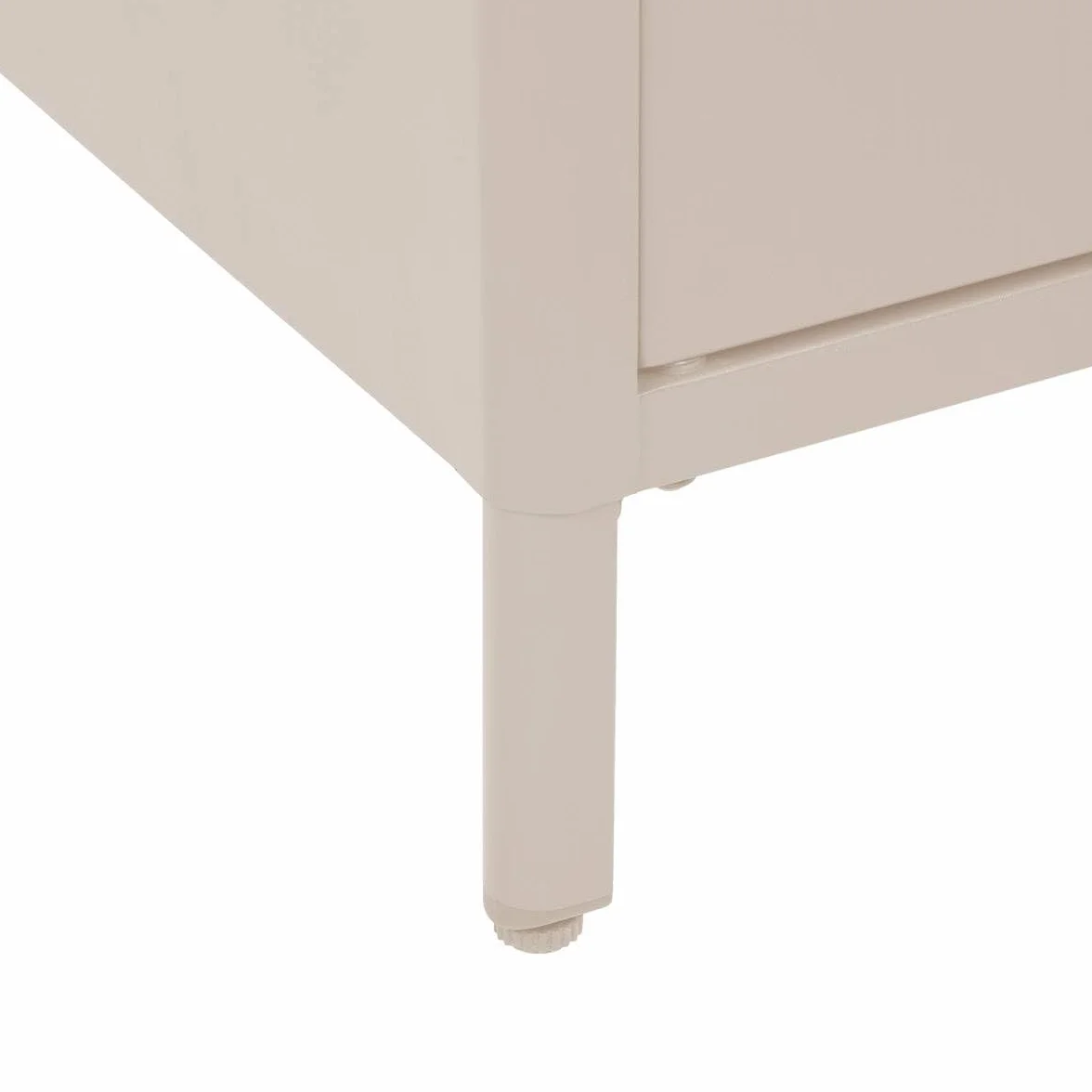 Buffet de jardin en acier galvanisé argile et lin Hespéride