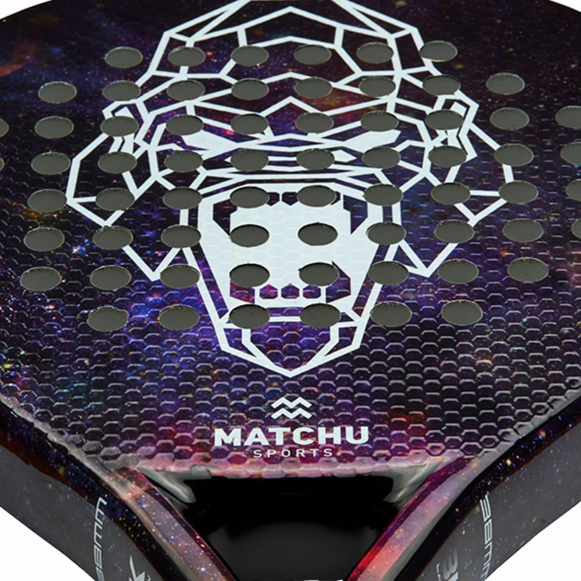 Raquette de Padel MATCHU avec Sac de Transport - EVA Foam 3D Grip Technology - 100% (3/18K) Carbon