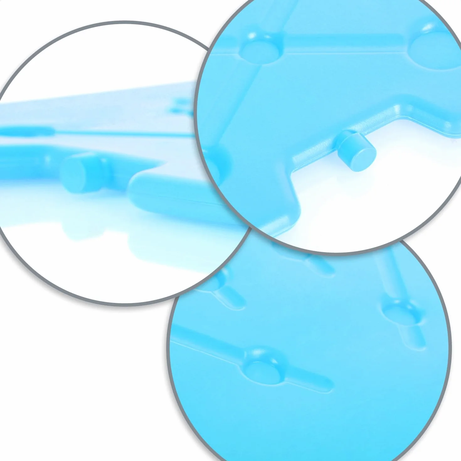 4X Pack réfrigérant Extra Plat - Grand élément réfrigérant pour glacière et Sac Isotherme - 4 pièces