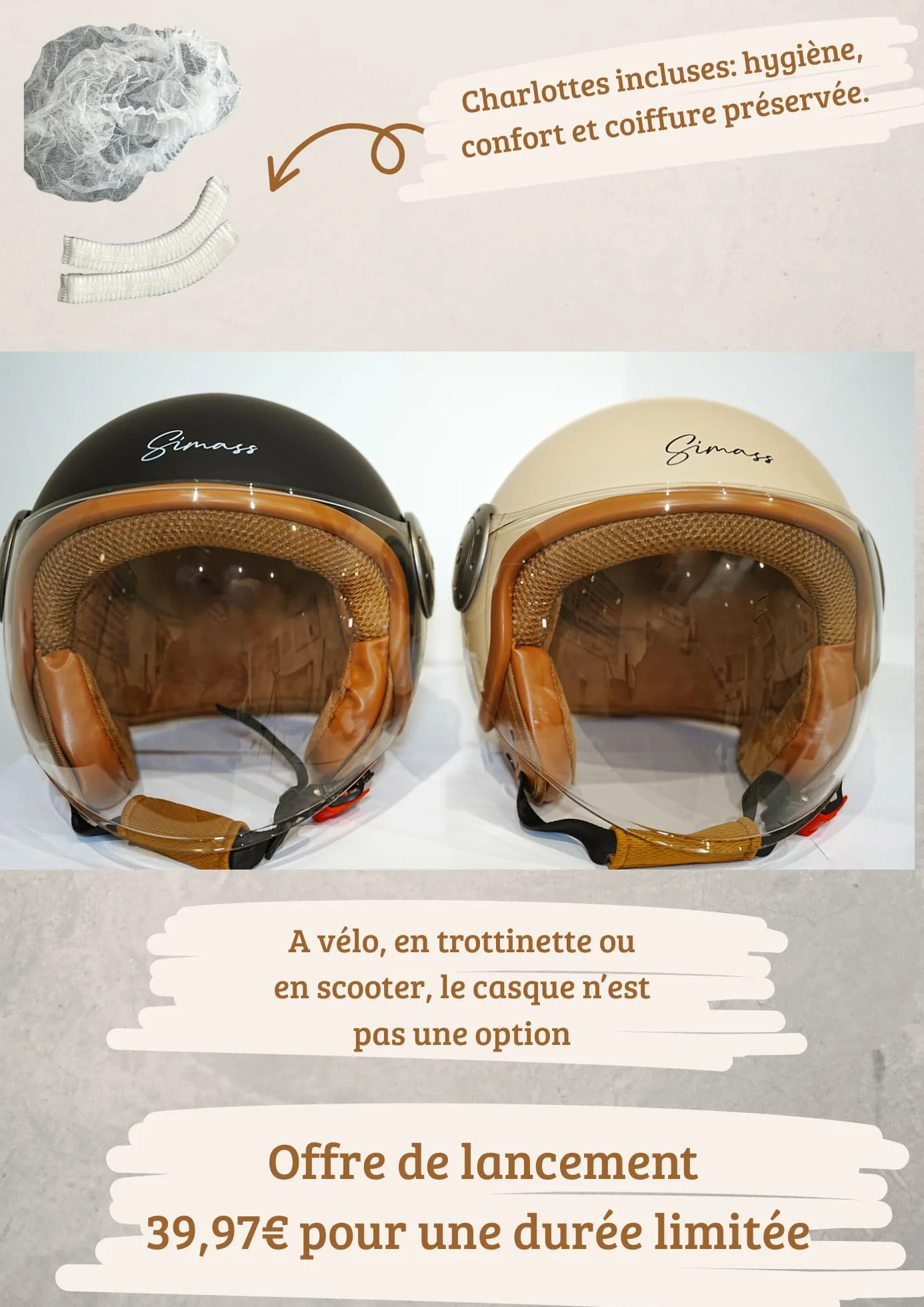 Casque de Trottinette électrique, vélo et Scooter