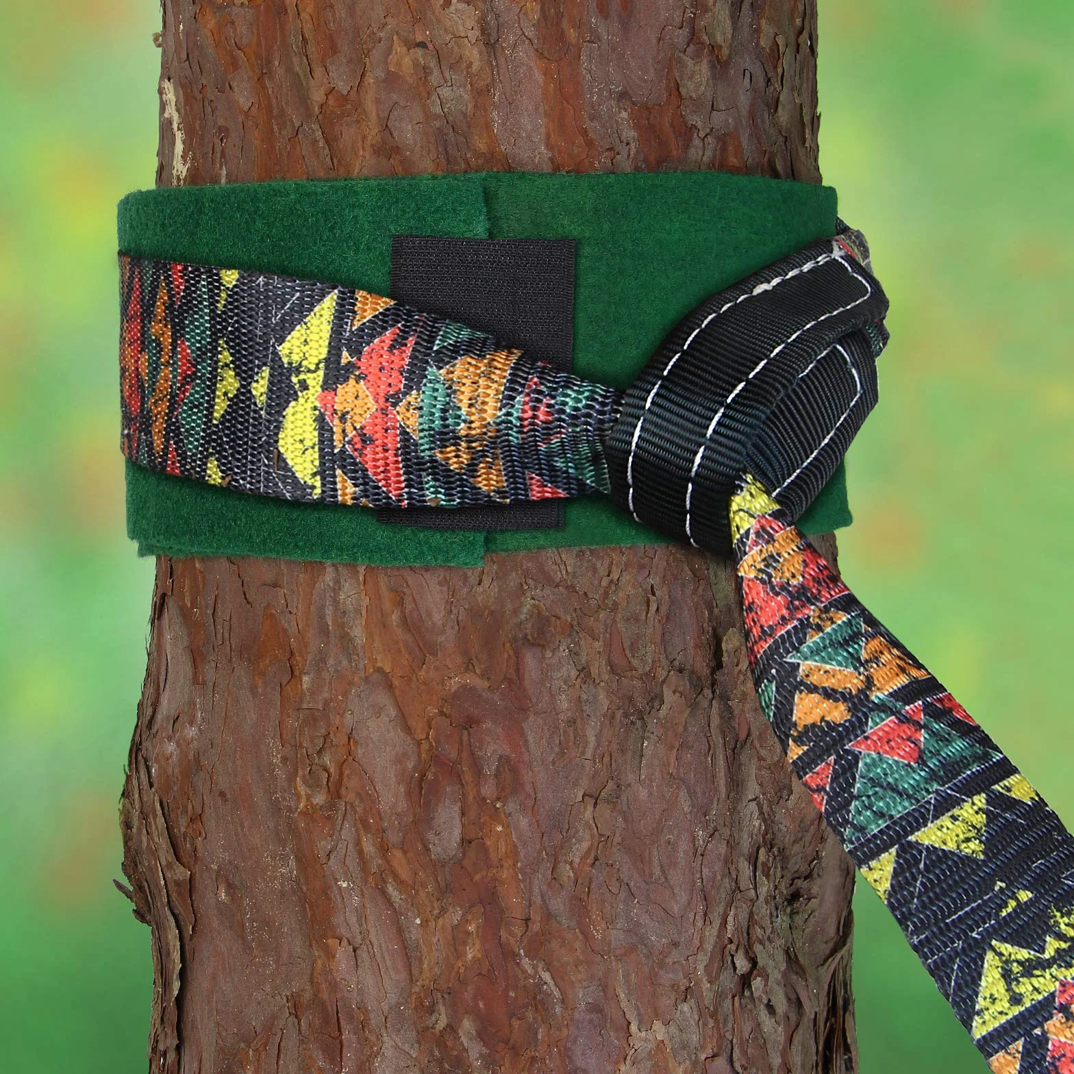 ALPIDEX Slackline Set 15 m + Protections pour Arbre et Protection cliquet, Convient aux Enfants, débutants et avancés