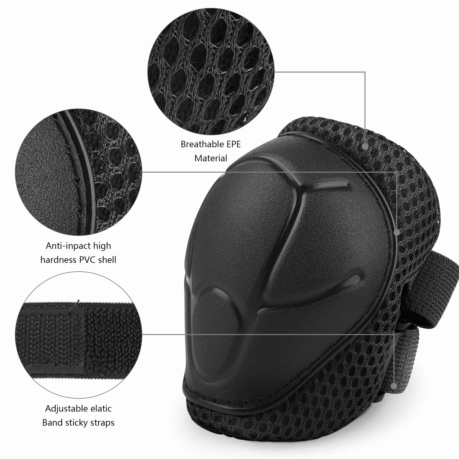 Jim's Store Casque Protection Enfant Vélo Kit de Protection Roller Enfant Casque Ajustable Coudières Genouillère Protège-Poignets Ensemble de Protection enfant Sport Skateboard Velo Roller Patin Trottinette