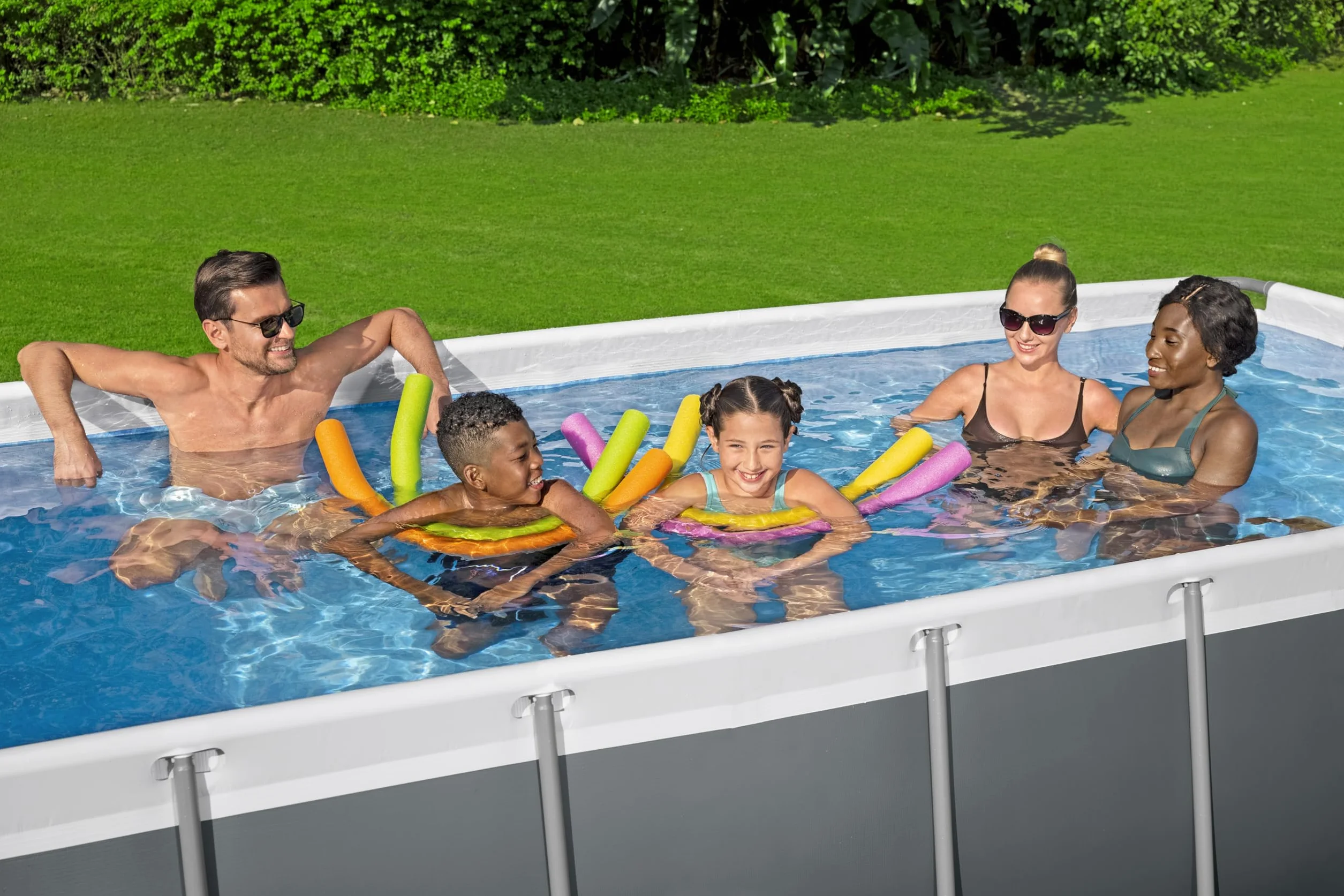 Bestway Steel Pro Max Kit Piscine Hors Sol 404 x 201 x 100 cm Gris
