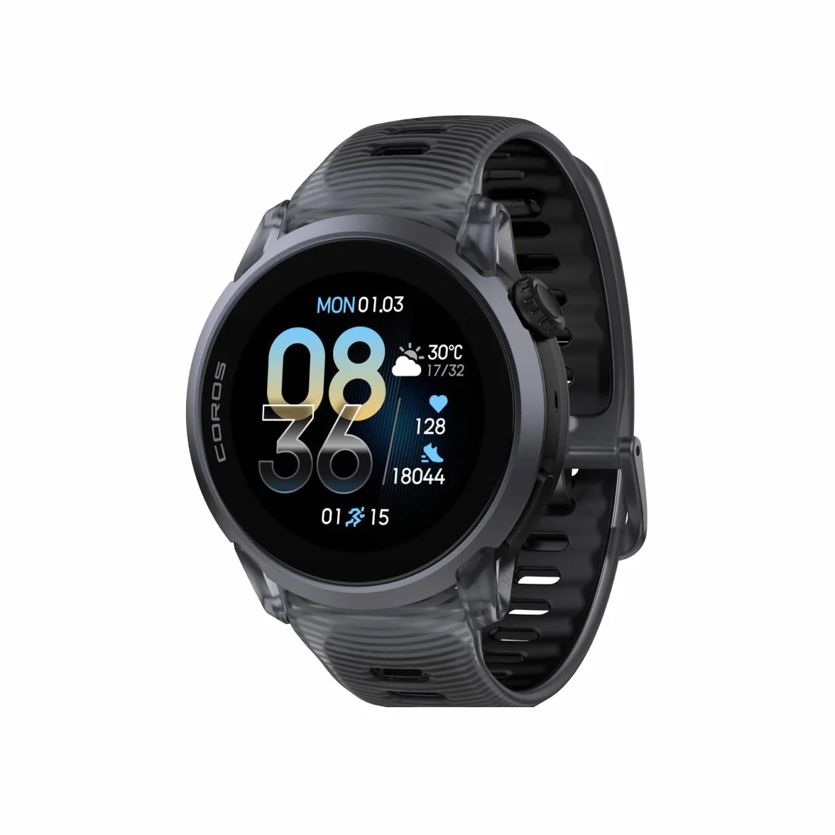 COROS Pace 4 Montre Sport Ultralégère Écran Tactile AMOLED 1,2" 19 Jours Autonomie Running GPS Précis Cardiofréquencemètre