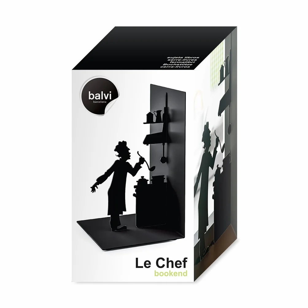 Balvi Le Chef Serre-Livres en métal pour Livres de Cuisine