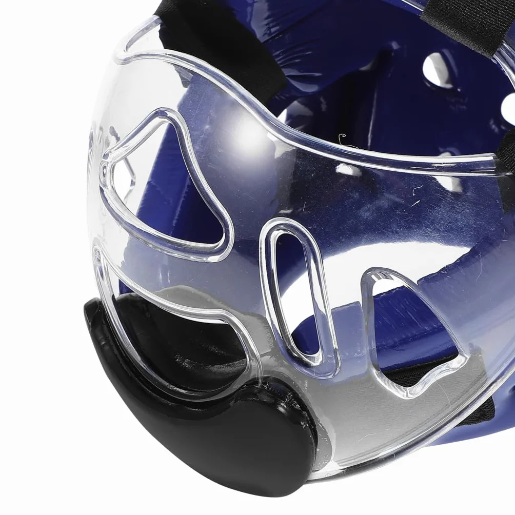 Casque avec Protection Complète du Visage pour Garçon et Filles Taekwondo Équipement de Combat Taekwondo et Ventilation Respirante pour Compétition et Arts Martiaux