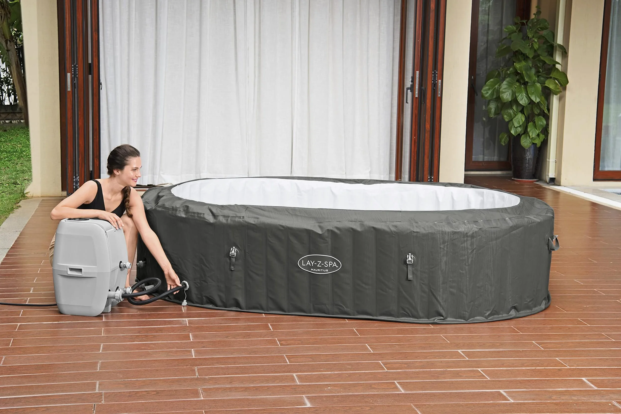 Bestway Lay-Z-Spa Mauritius Airjet 270 x 180 x 71 cm 5-7 Personnes