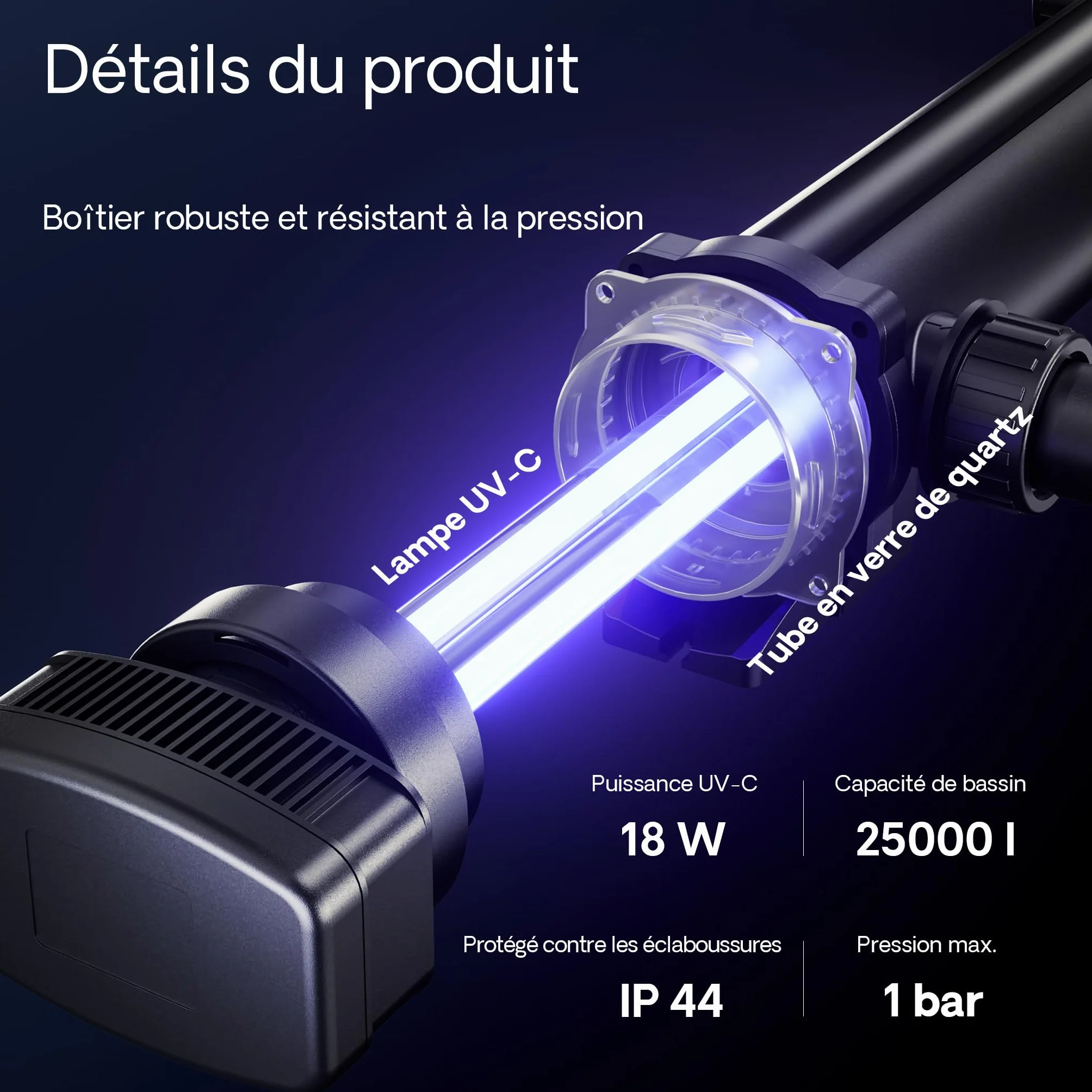 SunSun CBF-350 Kit complet filtre de bassin biologique 12000 L NEO7000 SuperEco pompe 7000l/h 50W CUV-318 lampe UV UVC 18W