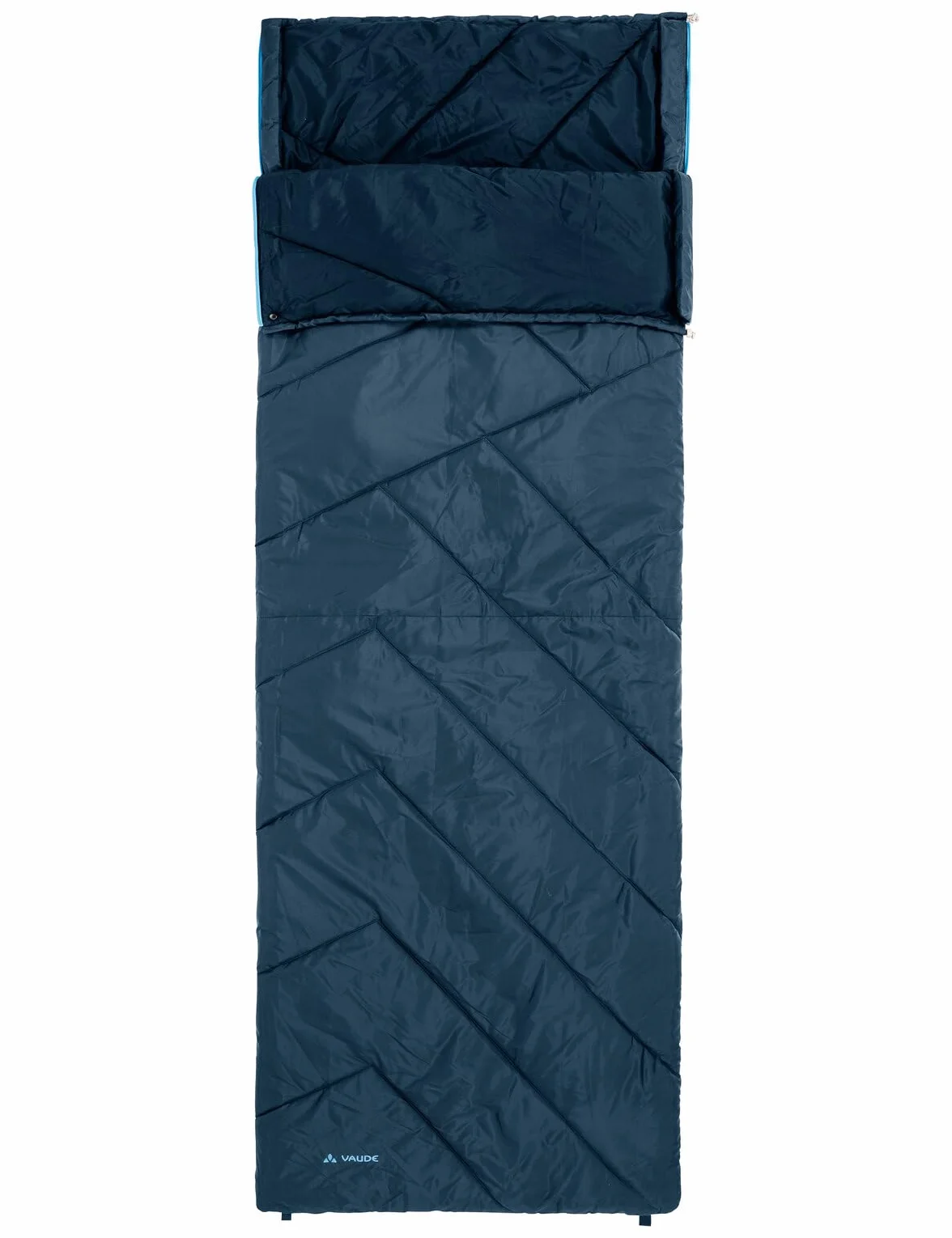 Vaude Navajo 500 XL II SYN Sac de Couchage Unisexe pour Adulte Baltic Sea Gauche