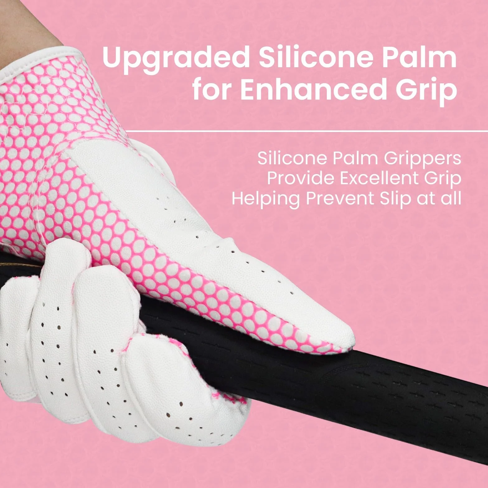 FINGER TEN Gants De Golf Femme Synthétique Pluie Poignée 3 Pack