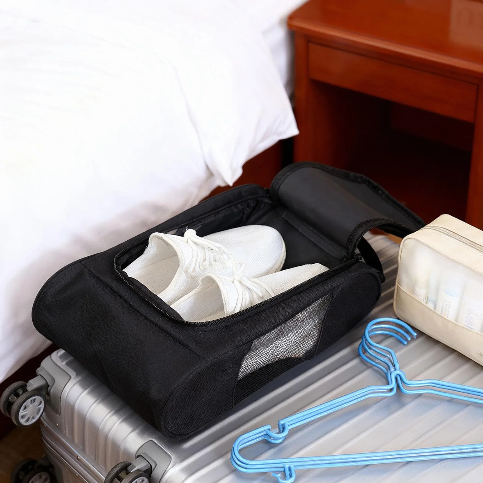 Sac à chaussures multifonction avec fermeture éclair