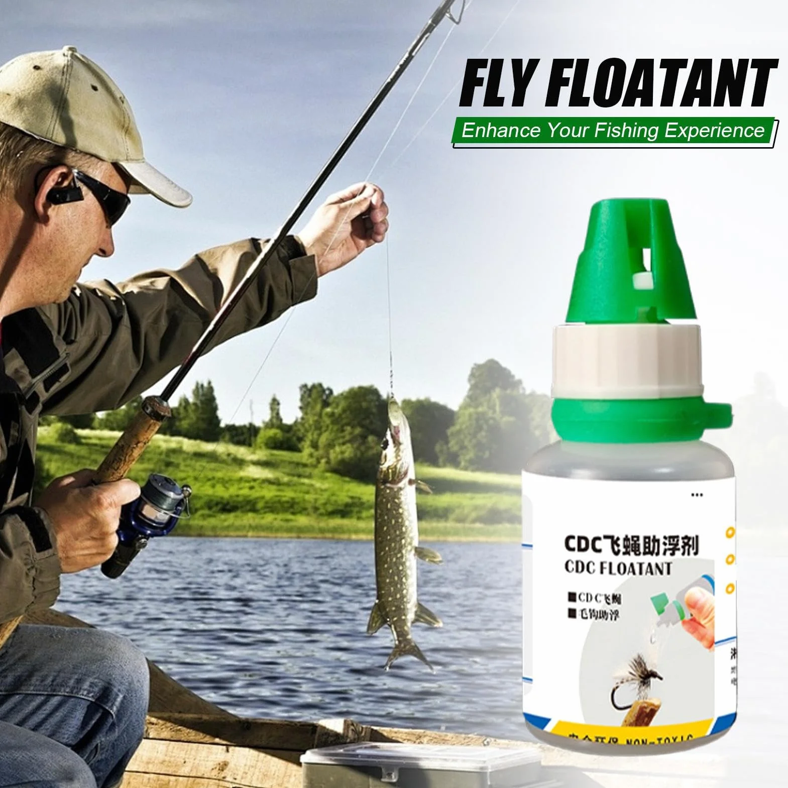 Flotteur de pêche à la mouche – Traitements à la mouche sèche, gel haute flottabilité, pansement imperméabilisant, accessoires