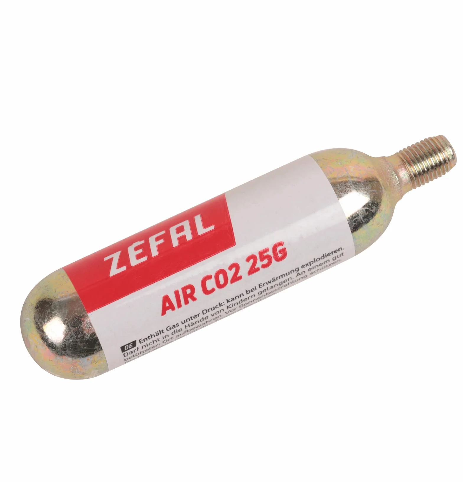 Zéfal Lot de 20 Cartouches CO2 Filetées 25 grammes universelles pour vélo 25g Cyclisme, Or