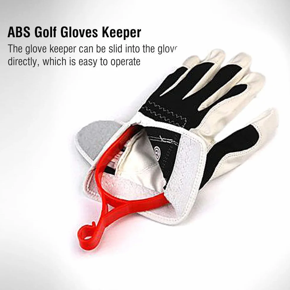 Seacloud Lot de 2 supports de gants de golf durables Rouge